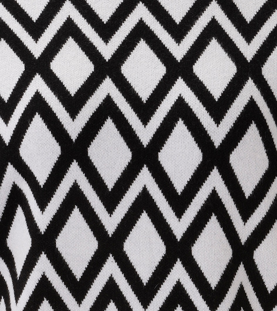 Aniston SELECTED Pull en tricot avec motif losanges géométriques intégral - NOUVELLE COLLECTION