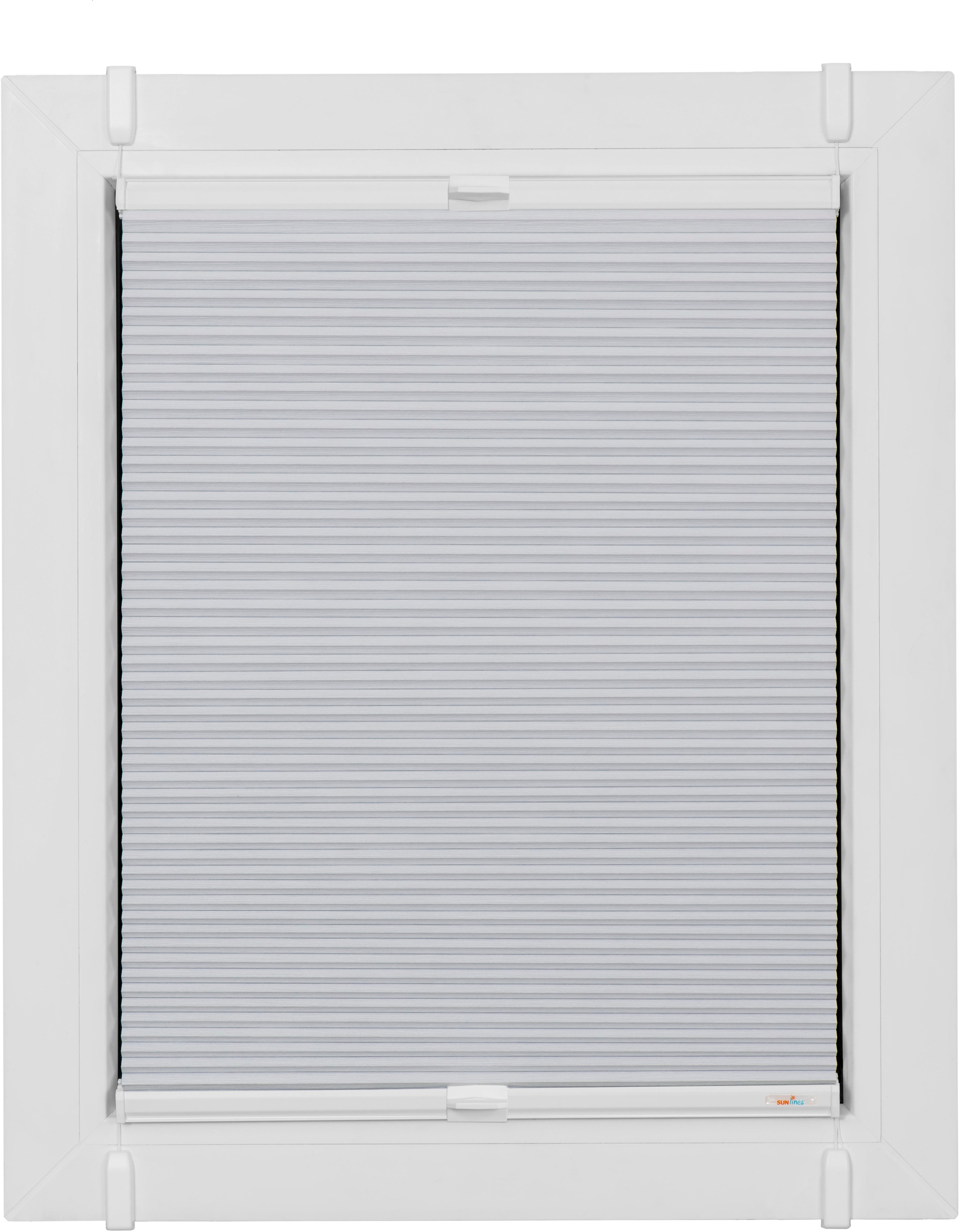 sunlines Wabenplissee "Budget Wabe Verdunklung" abdunkelnd ohne Bohren verspannt Klemmfix, glatt