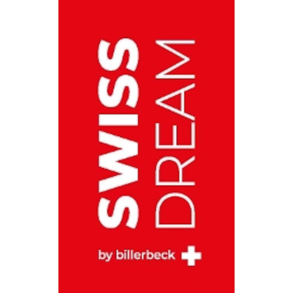 Swiss Dream by billerbeck 3-Kammer-Kopfkissen »Clima Classic 90«, Füllung: Aussen: 90 % Gänsedaunen, weiss, 10 % Federchen. 100 % Viskose, Outlast® PCM. 
Innen: 100 % neue Gänsefederchen, Bezug: 100% Baumwolle, (1 St.)