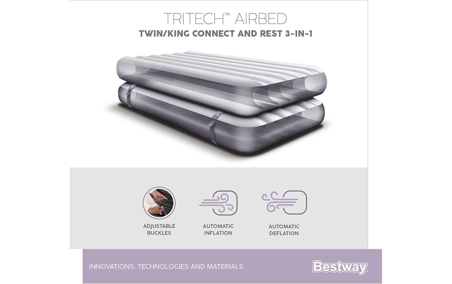Bestway Luftbett »Twin/Queen, 3 in 1 188 x 99 cm«