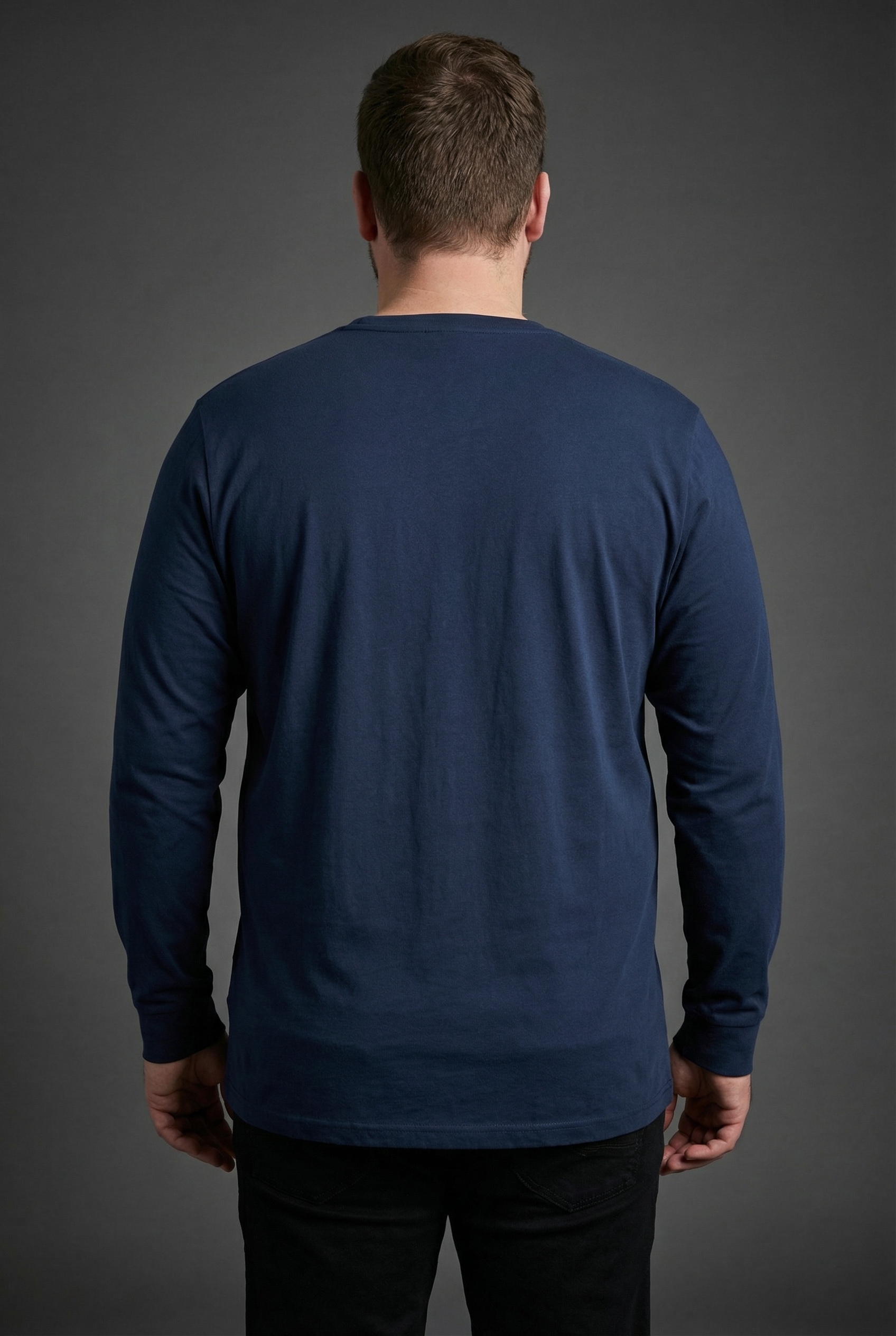 DELMAO Langarmshirt »Neue Kollektion« schmale Passform, Langarm, mit Rundhalsausschnitt
