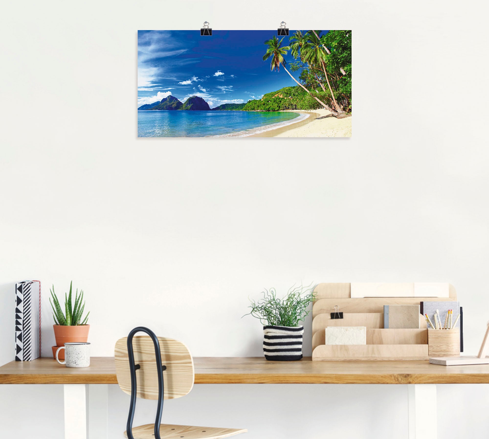 Artland Wandbild »Paradies«, Küste, (1 St.), als Leinwandbild, Poster, Wandaufkleber in verschied. Grössen