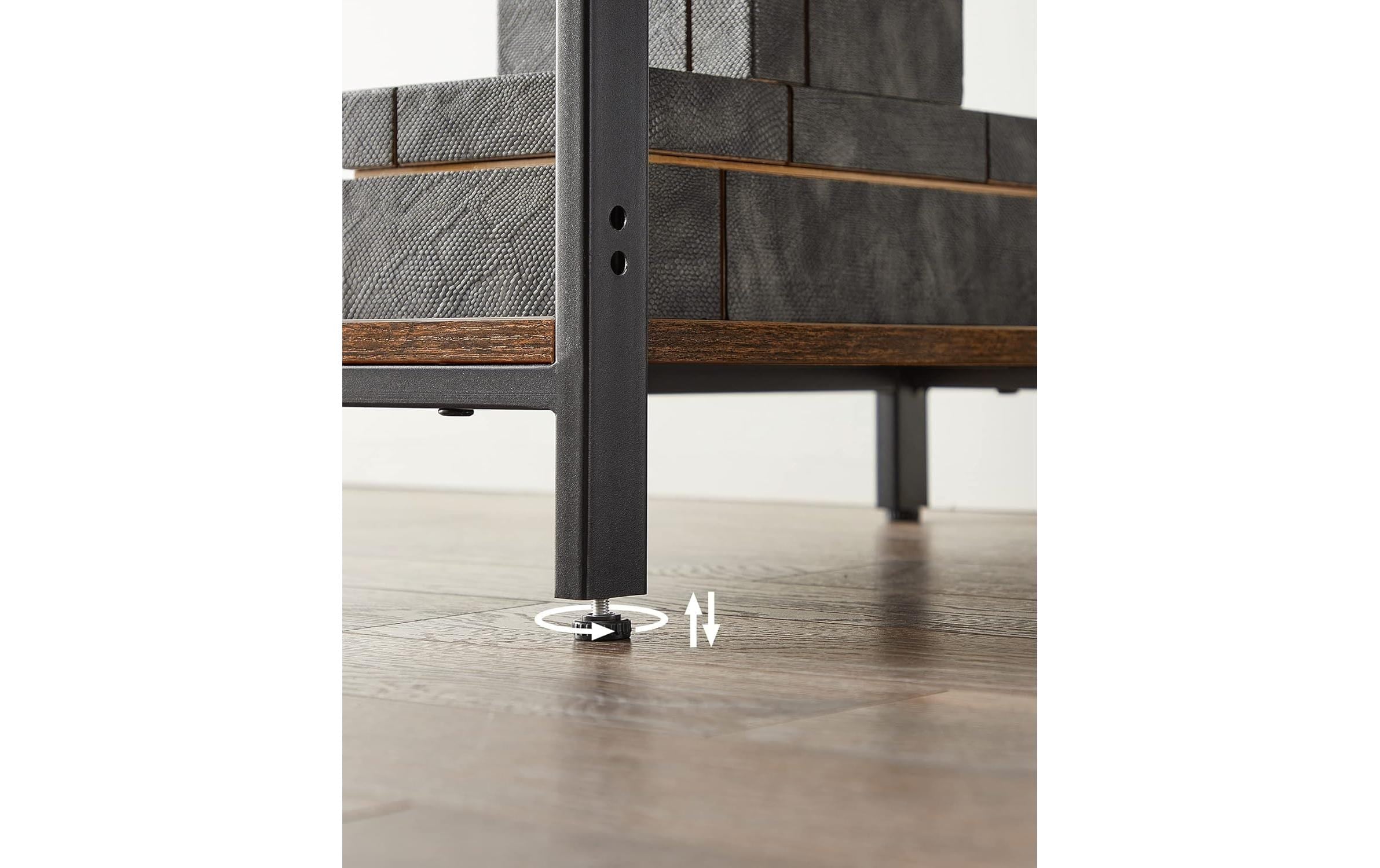 VASAGLE Bureau »Braun/Schwarz 100 x 50 cm«