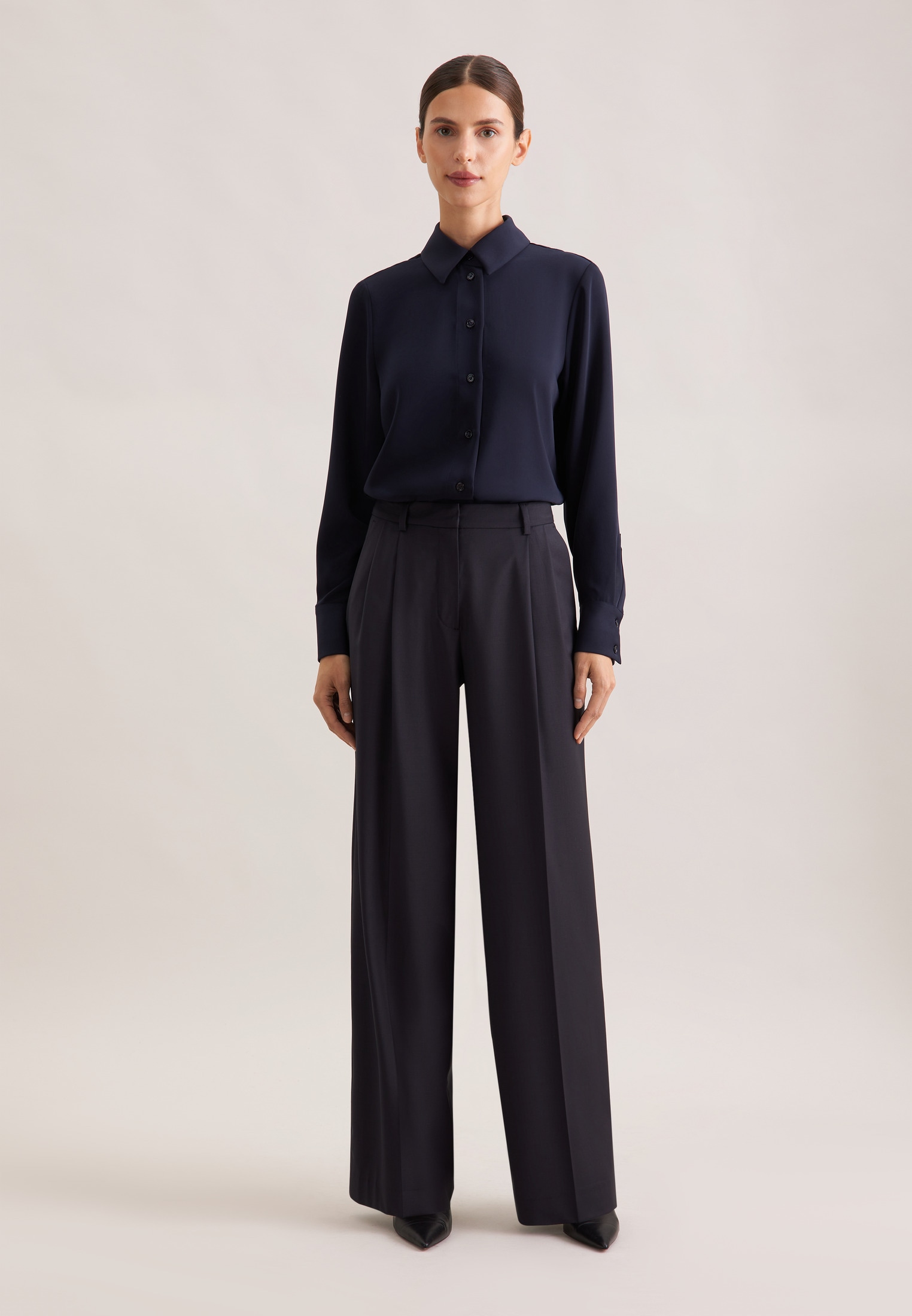 seidensticker Blouse chemise »Schwarze Rose«, 1/1 Uni
