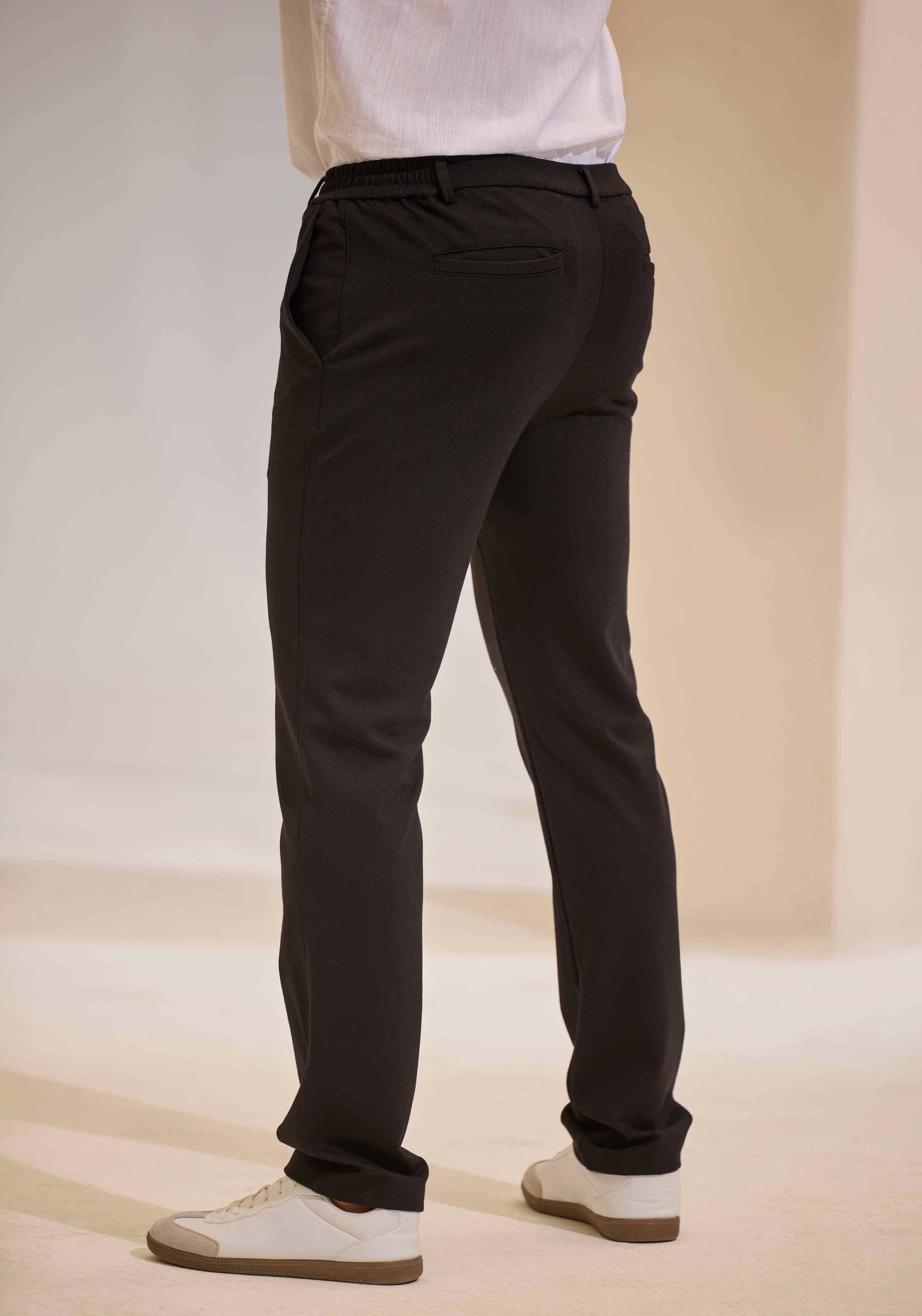 H.I.S Stoffhose », Dehnbund-Hose mit seitlichem Gummizug, auch in grossen Grössen«  Komfortbund - besonders bequem