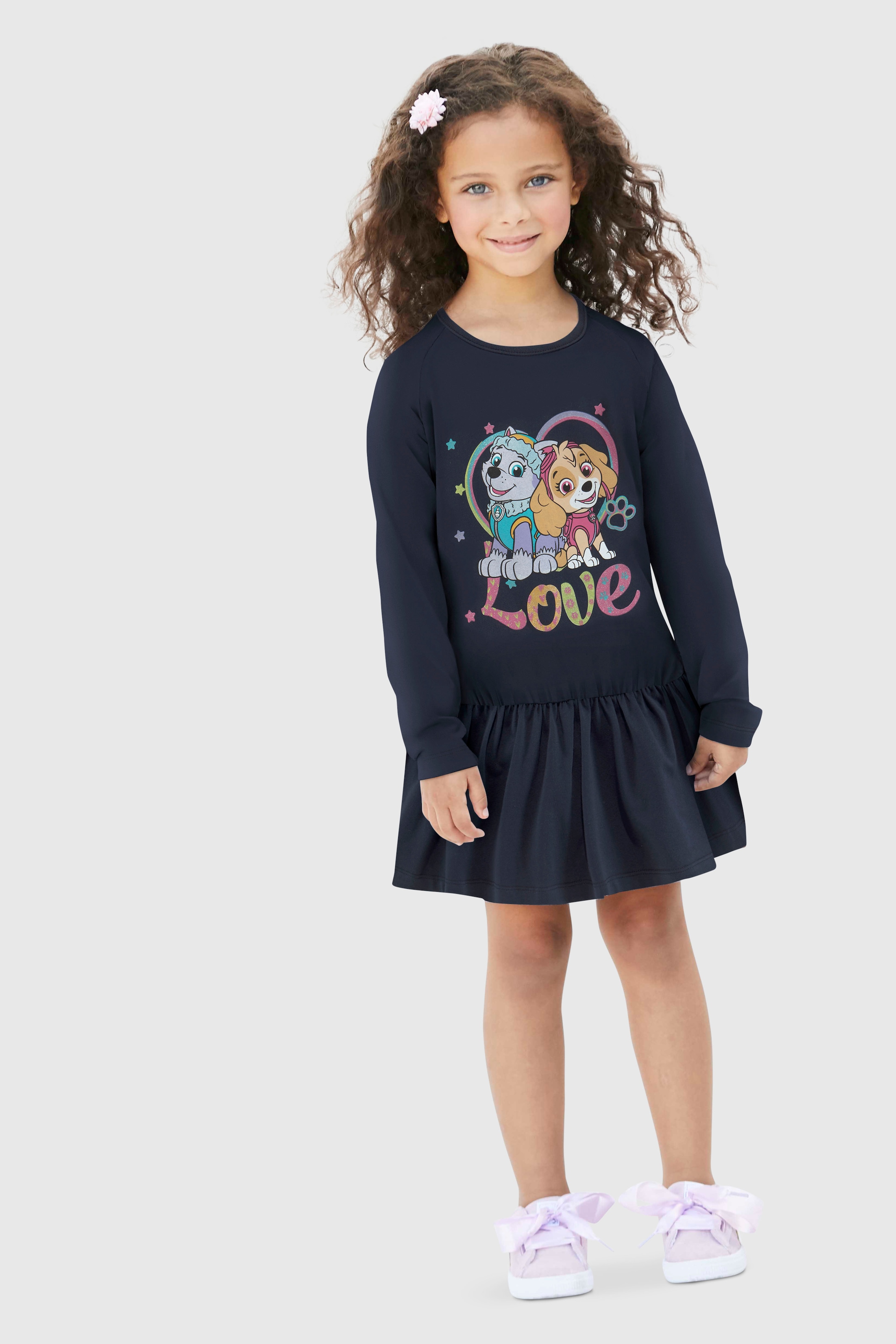 Image of PAW PATROL Jerseykleid Druck mit EVEREST und SKYE