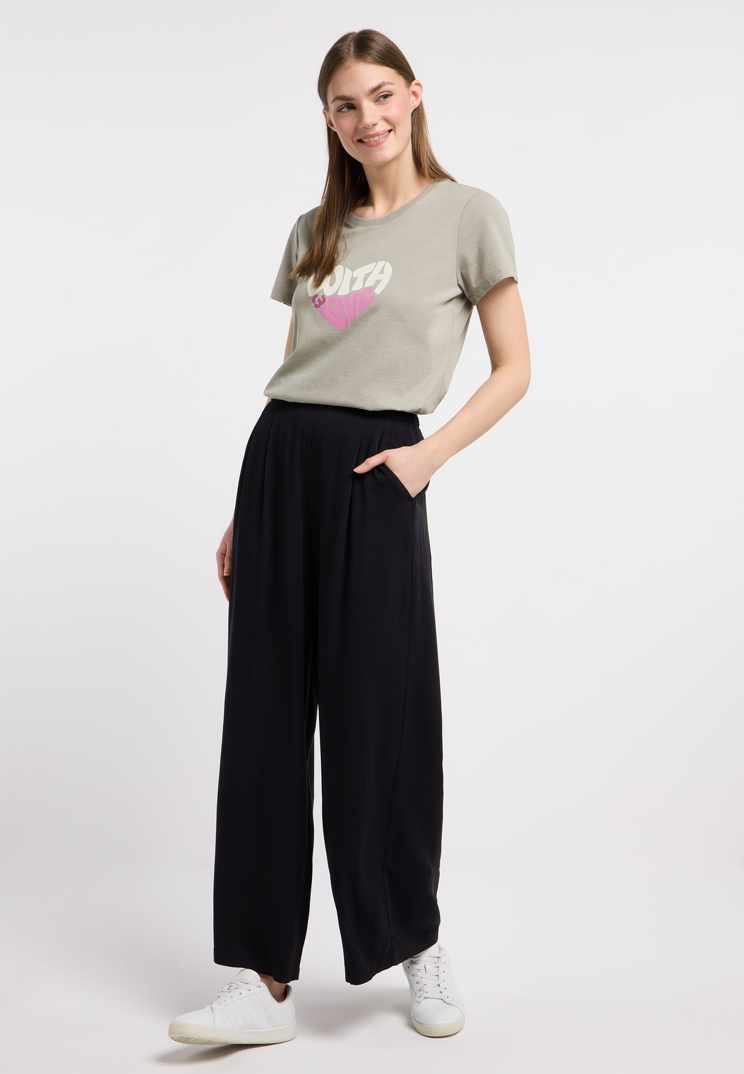 Ragwear Pantalon à enfiler »LOGGAN«  reine Viskose und weites Bein für angenehmes Tragegefühl