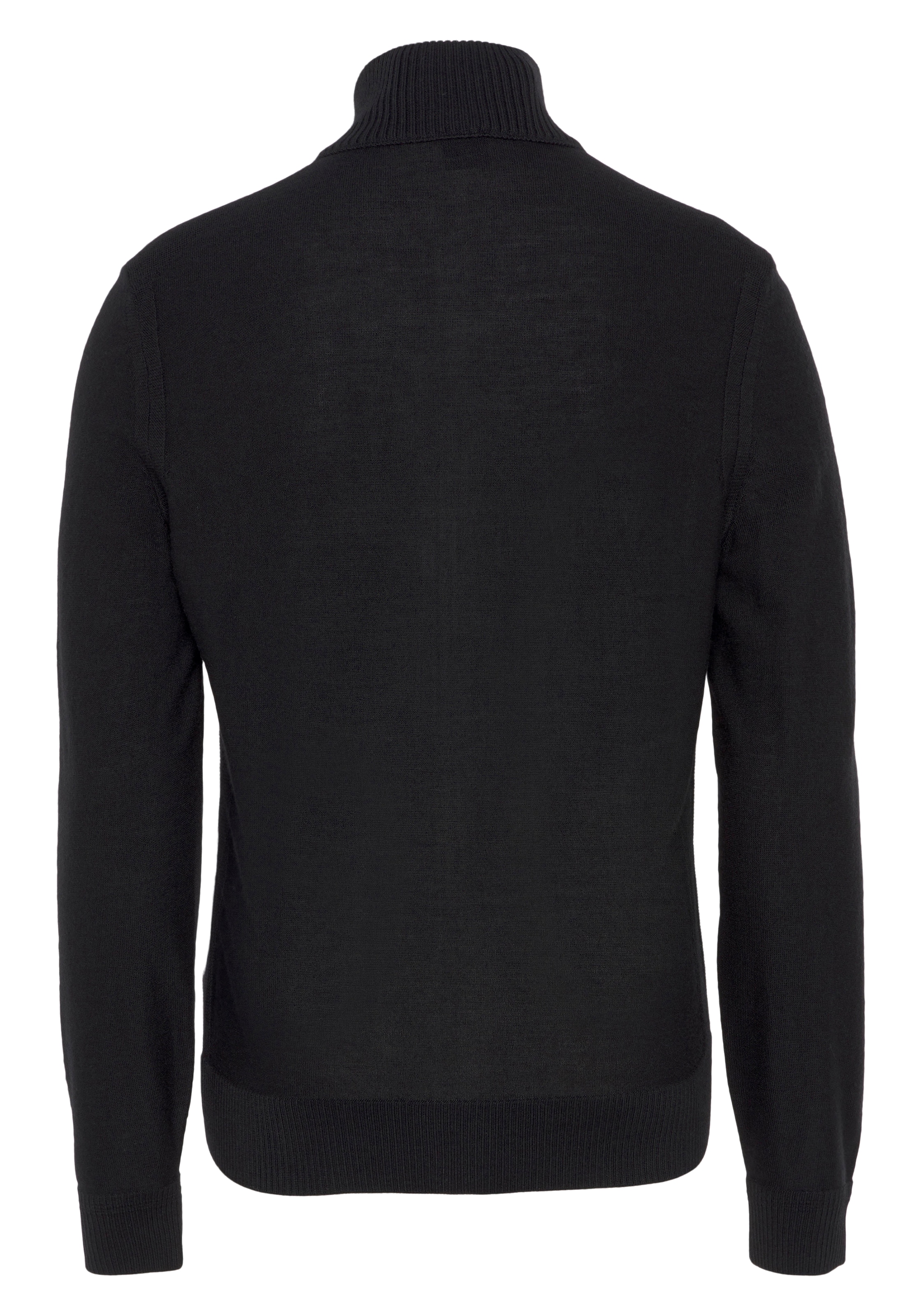 BOSS ORANGE Veste en tricot »Avac« mit Logostickerei auf der Brust