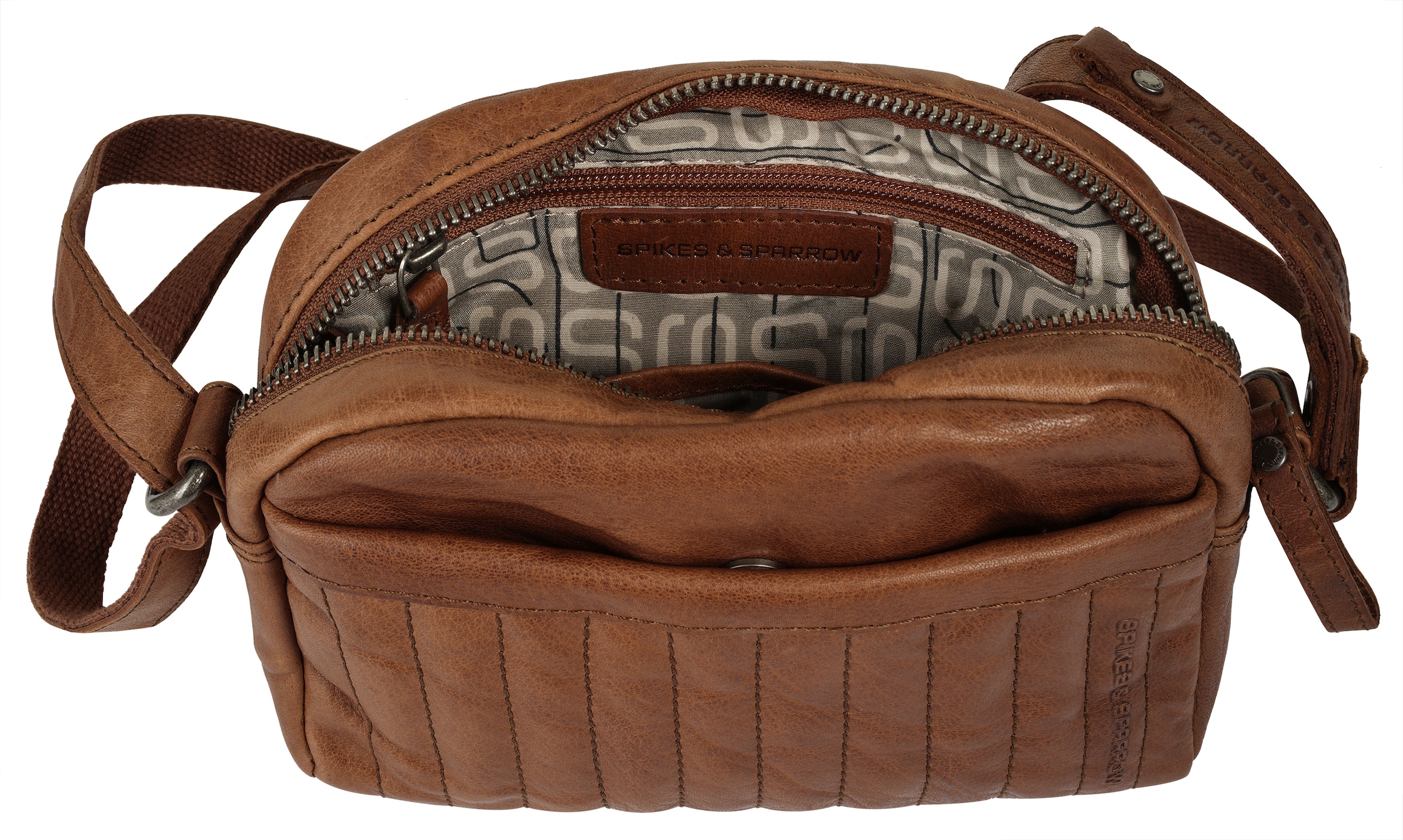 Spikes & Sparrow Sac à bandoulière echt Leder