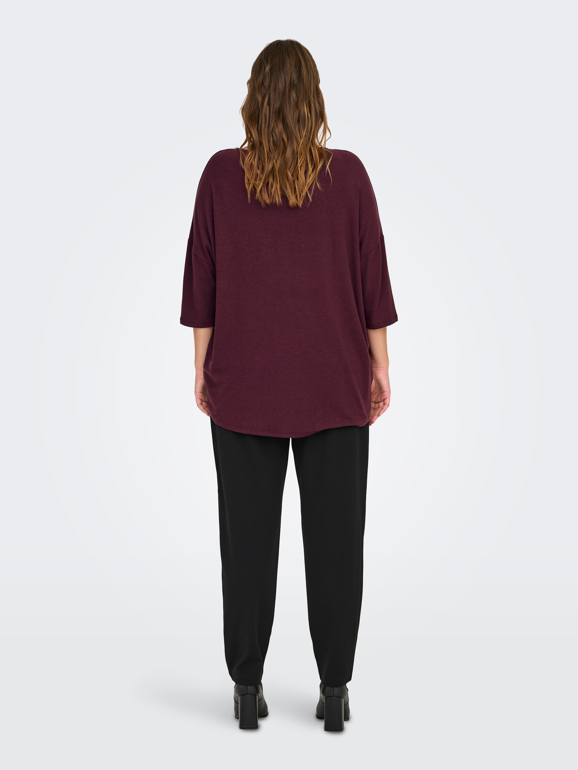 ONLY CARMAKOMA 3/4-Arm-Shirt »CARLAMOUR 3/4 TOP JRS NOOS«