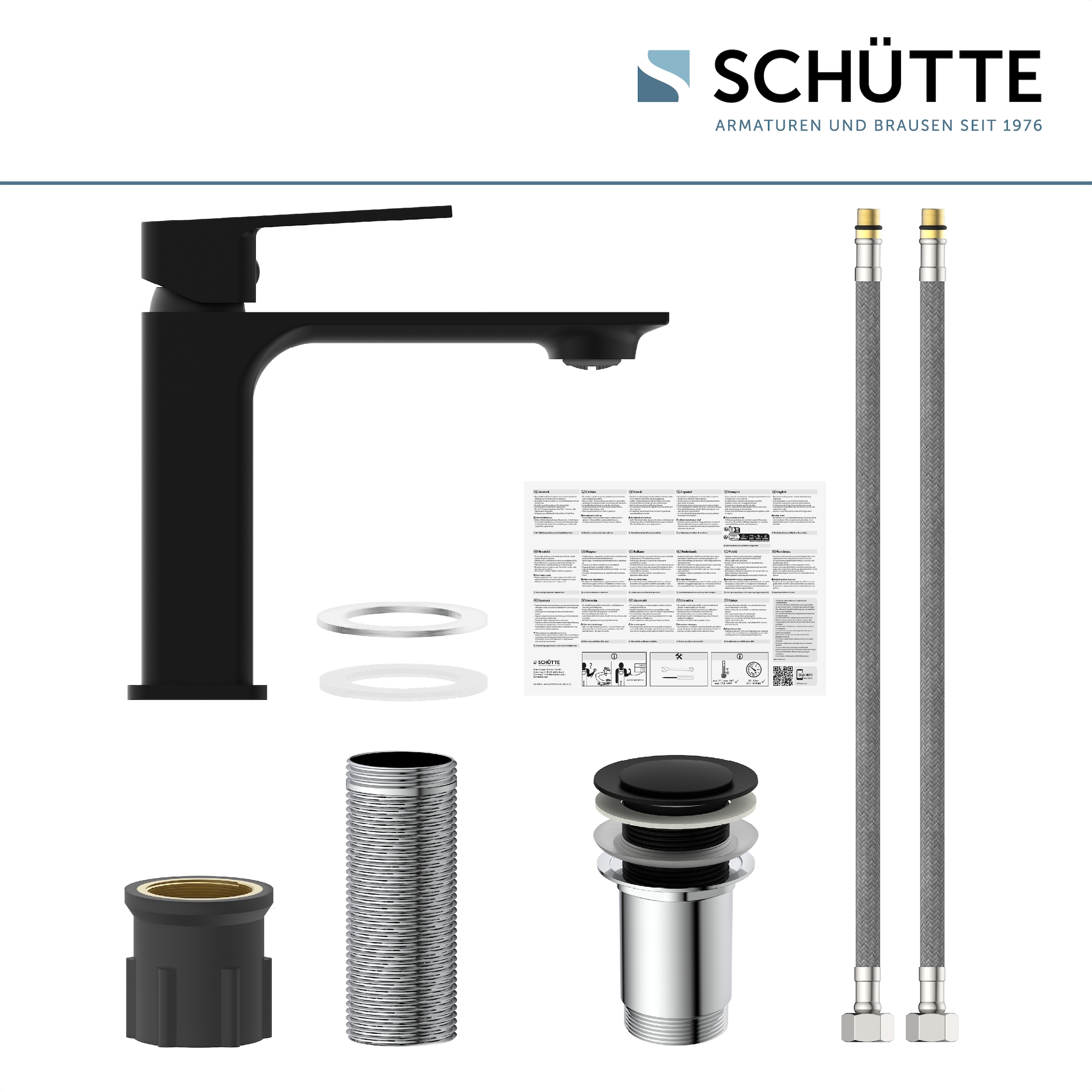 Schütte Robinet de lavabo »SAN DIEGO« Robinetterie haute pression salle de bain, robinet lavabo, robinet d'eau