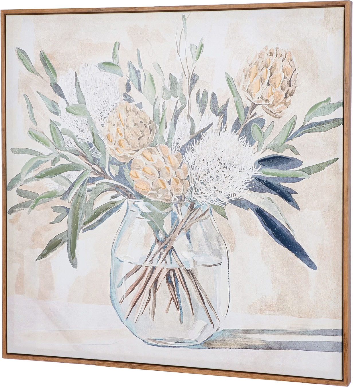 GILDE Tableau sur toile »Bild quadratisch Famoso« 1 cuis tlg.