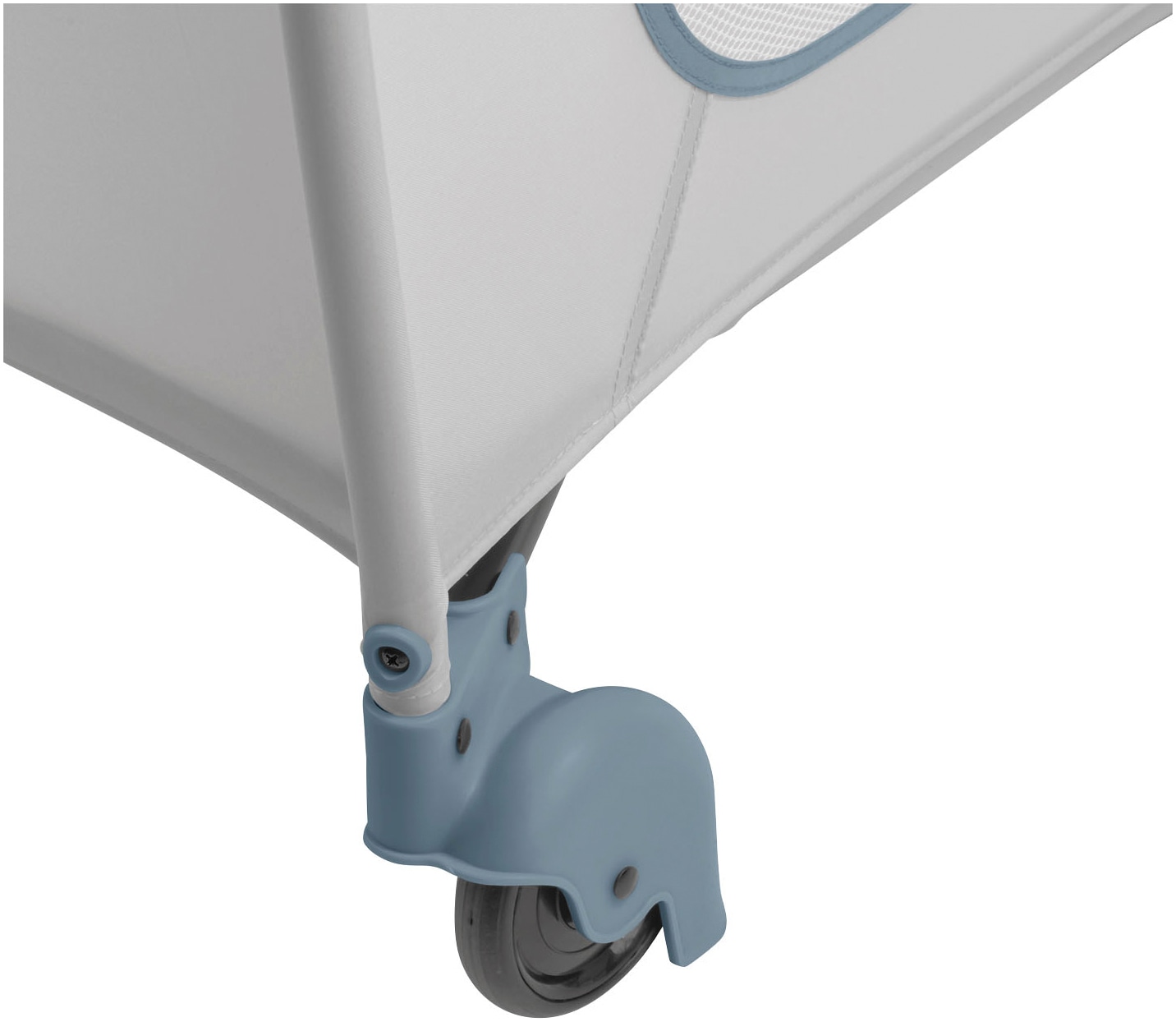 Hauck Lit de voyage pour bébé »Sleep N Play Go Plus, Dusty  Blue« mit integrierten Rädern; Vorderausstieg