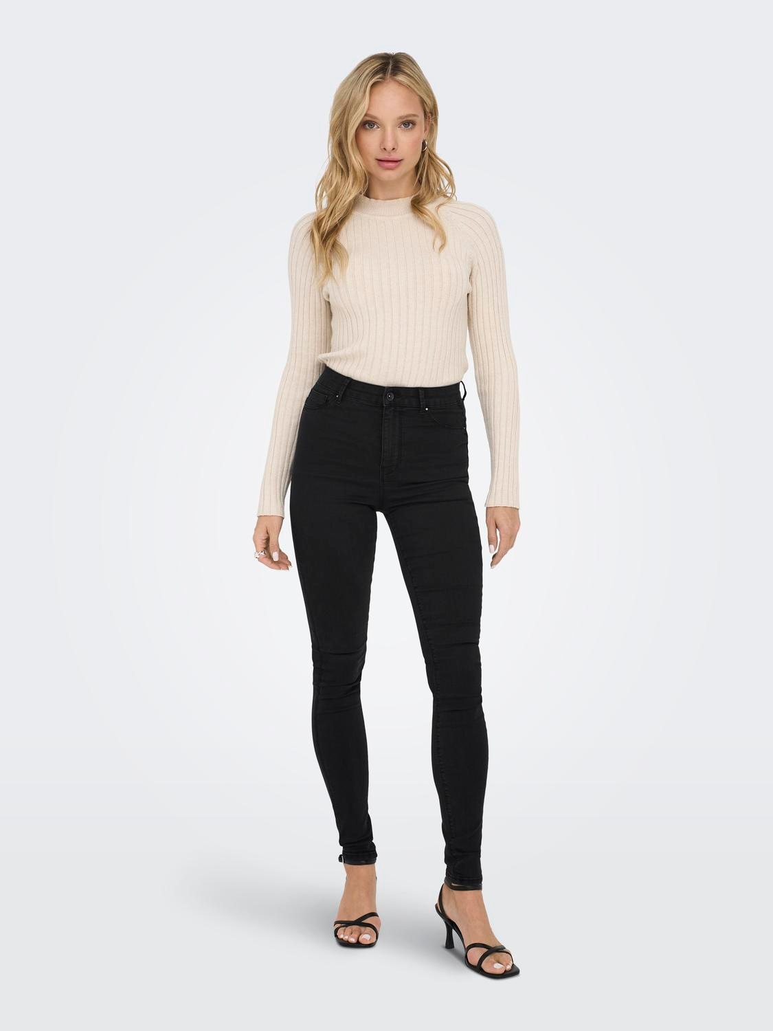 ONLY High-waist-Jeans »ONLMILA-IRIS HW LANK SK LEG DNM PIMBOX«