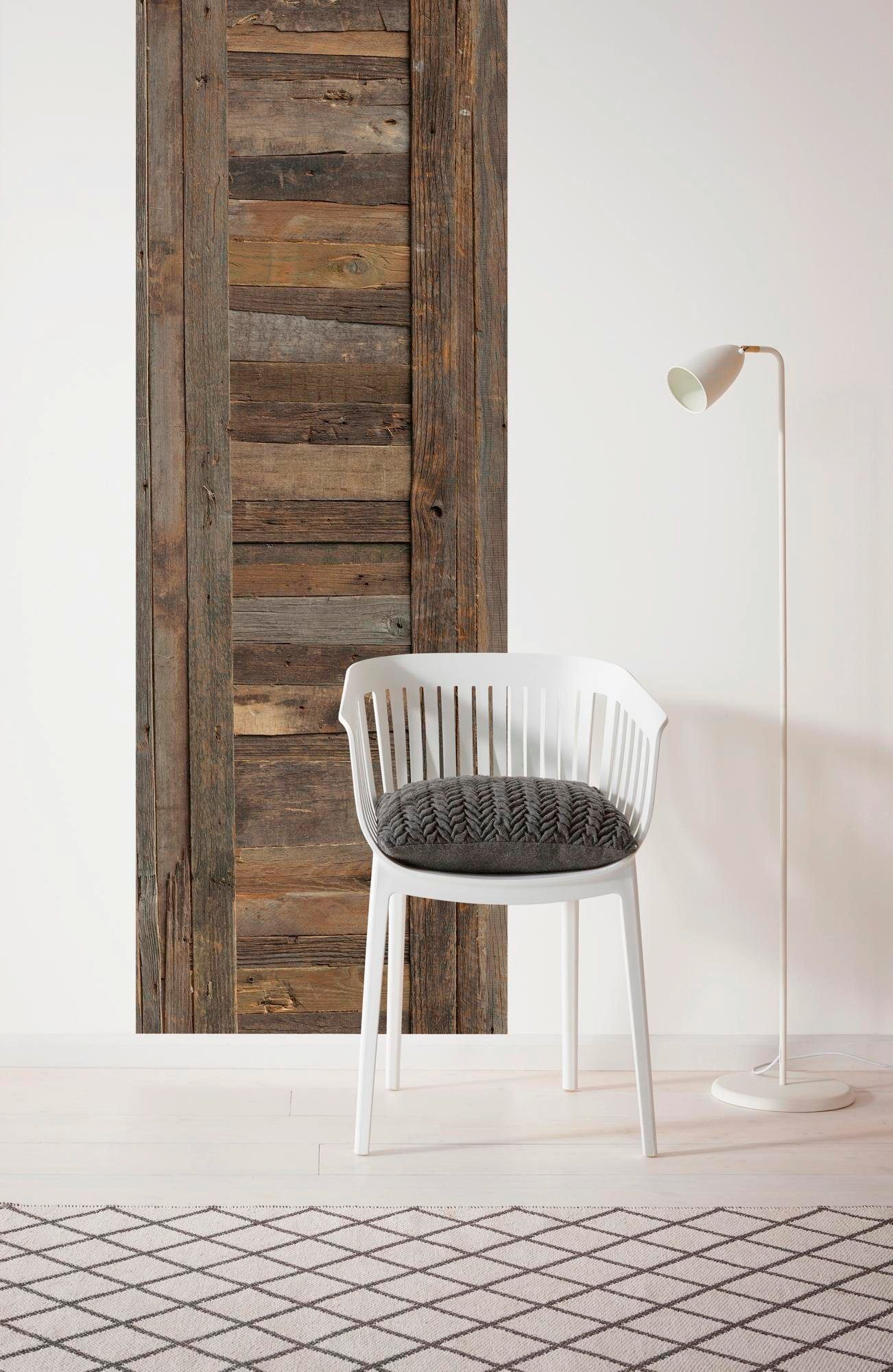 Komar Papier peint intissé »Digitaldruck Vlies -  Lodge - Grösse 100 x 280 cm« imprimé Wohnzimmer, Schlafzimmer