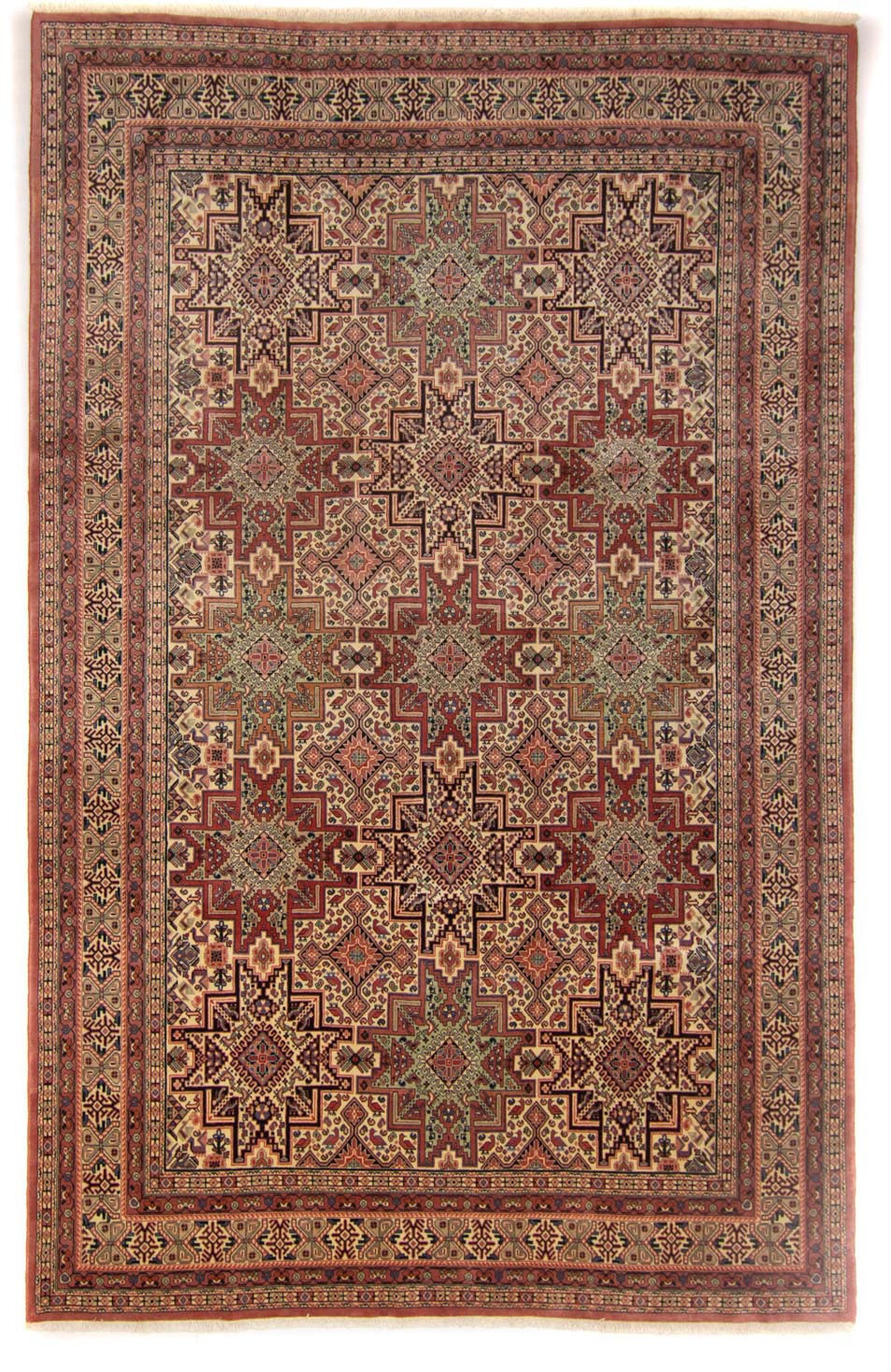 Image of morgenland Wollteppich »Abadeh Nomadisch Marrone chiaro 360 x 246 cm«, rechteckig, 1 mm Höhe, Unikat mit Zertifikat bei Ackermann Versand Schweiz