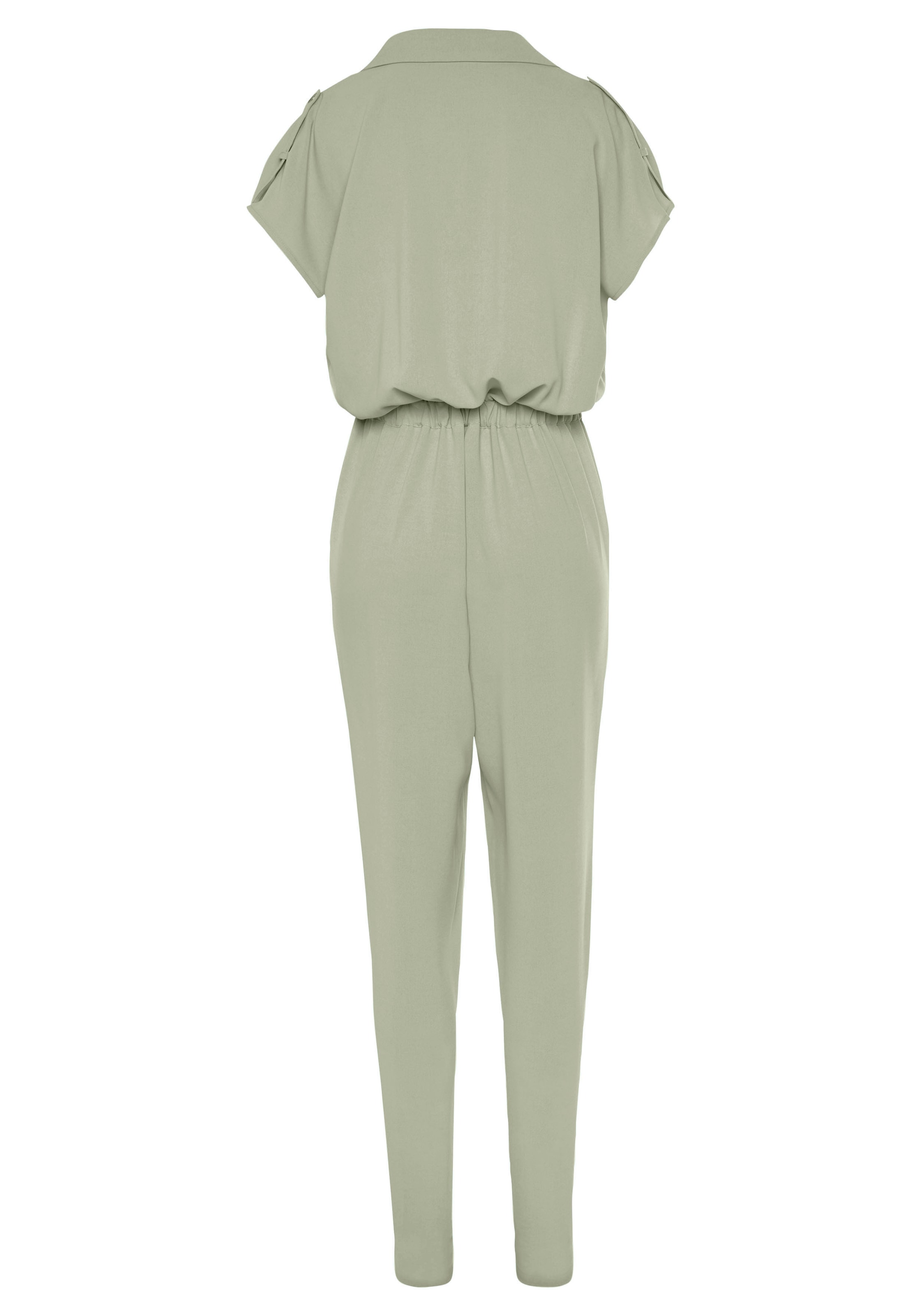 LASCANA Overall, mit Reverskragen und kurzen Ärmeln, eleganter Jumpsuit, casual-chic