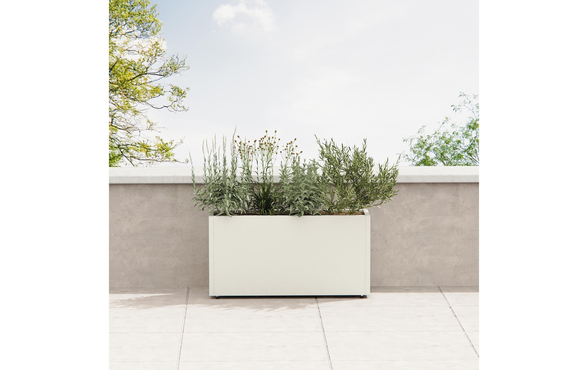 Herstera Garden Pflanzkübel »30 White Moon«