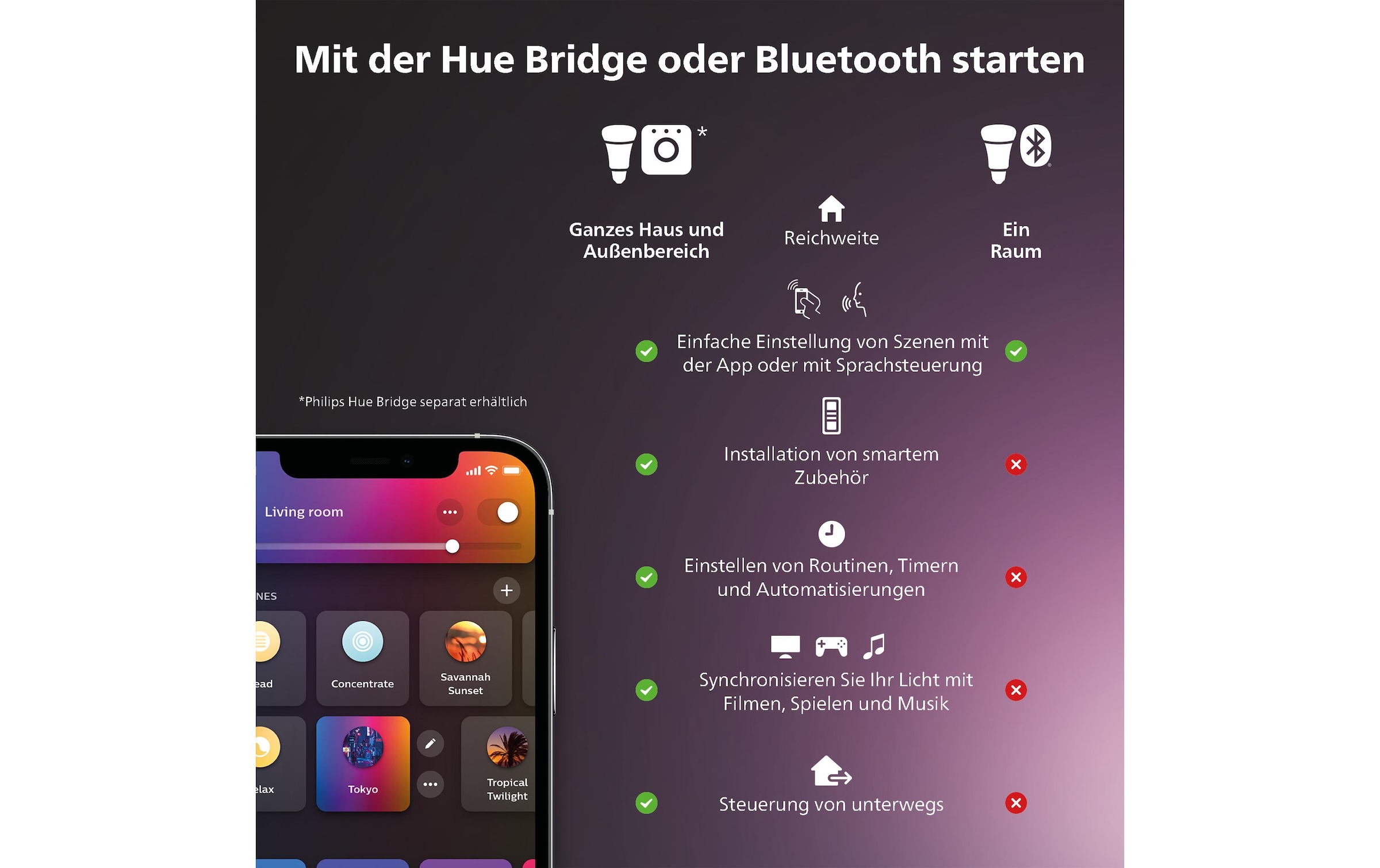 Philips Hue Bewegungsmelder »Secure Doppelpack Weiss«