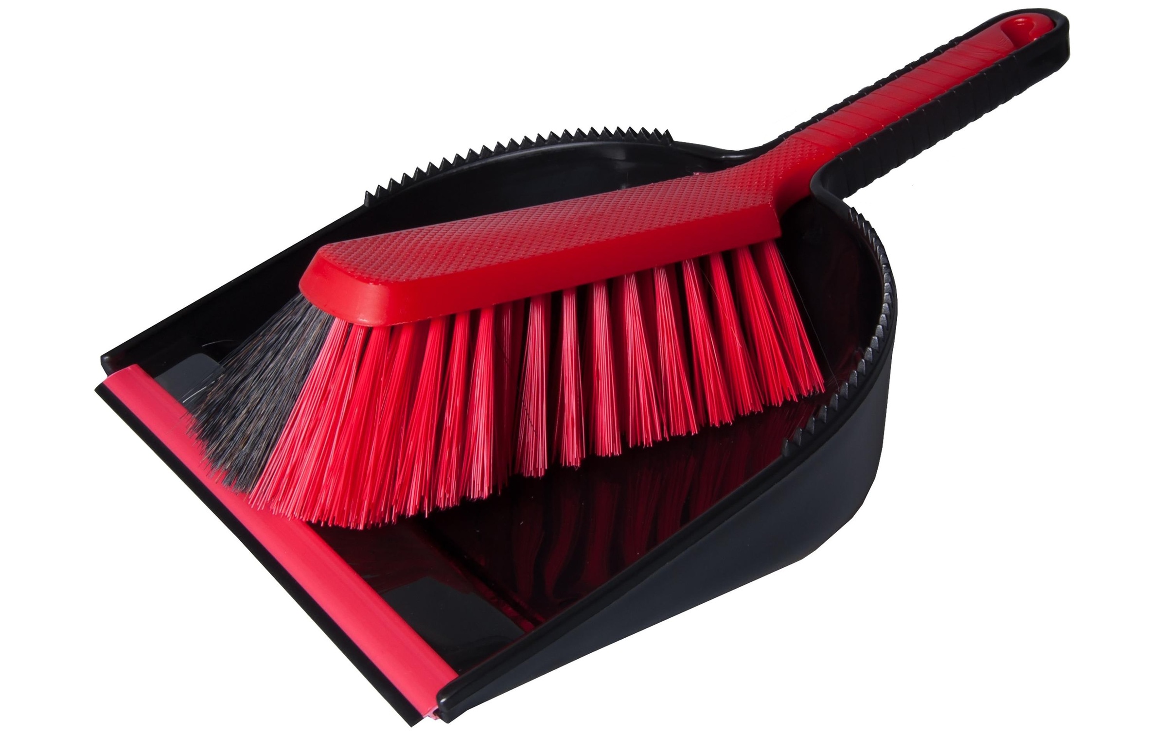 Image of Kehrgarnitur "Edi Baur Heavy duty Rot/Schwarz" aus Polypropylen