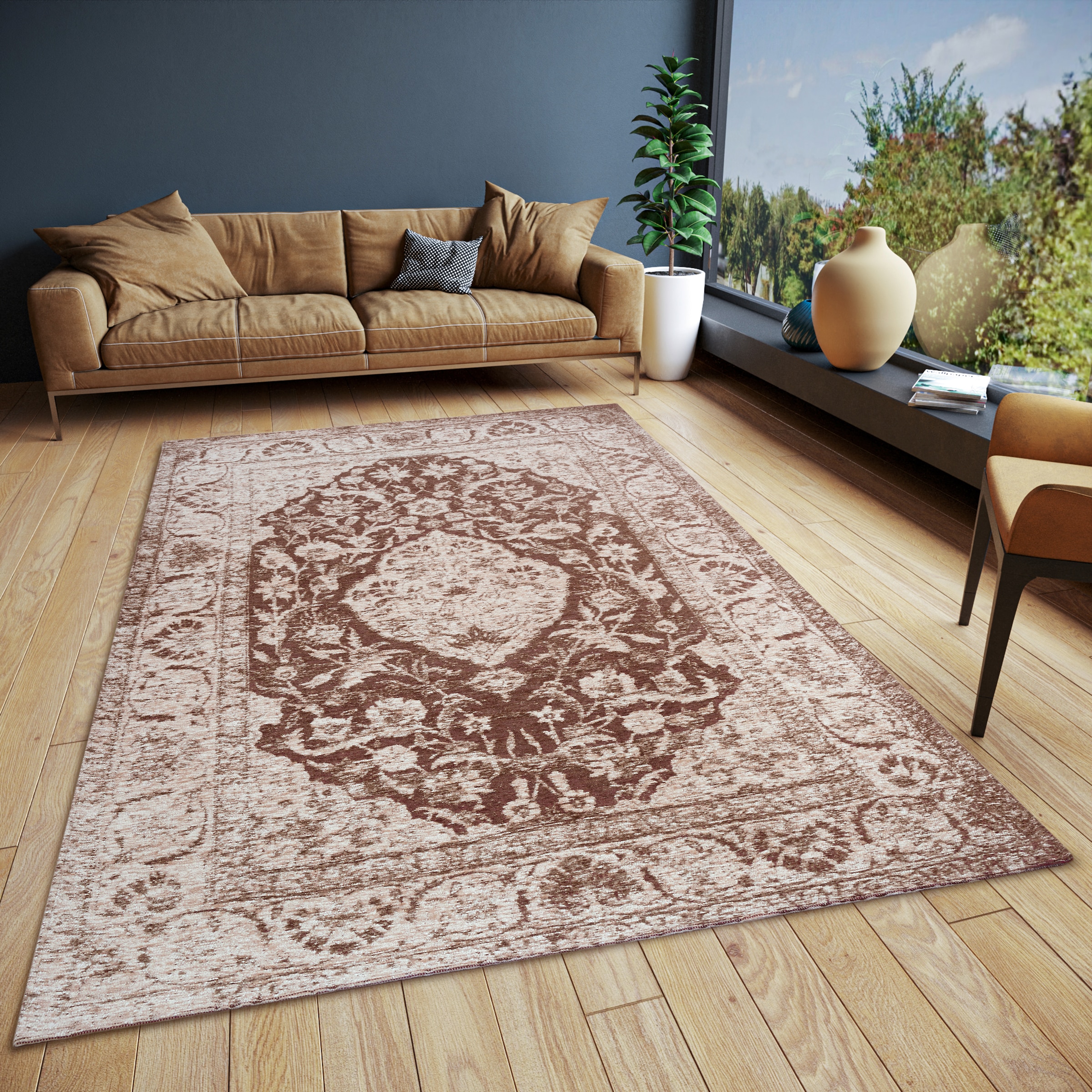 HANSE Home Teppich »Mahat«, rechteckig, Vintage, Orientalisch,Wohnzimmer, Flur, Anti-Slip Rücken, Klassisch