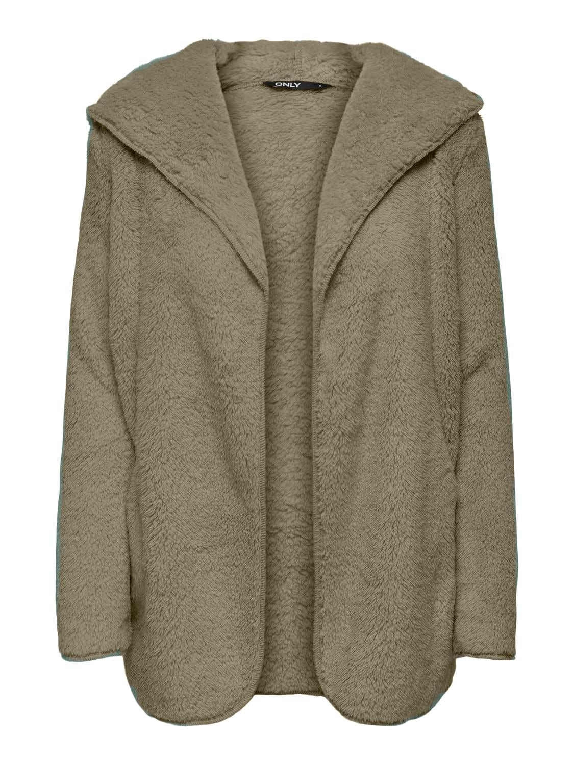 ONLY Fellimitatmantel »ONLCONTACT HOOD SHERPA COAT OTW CC«