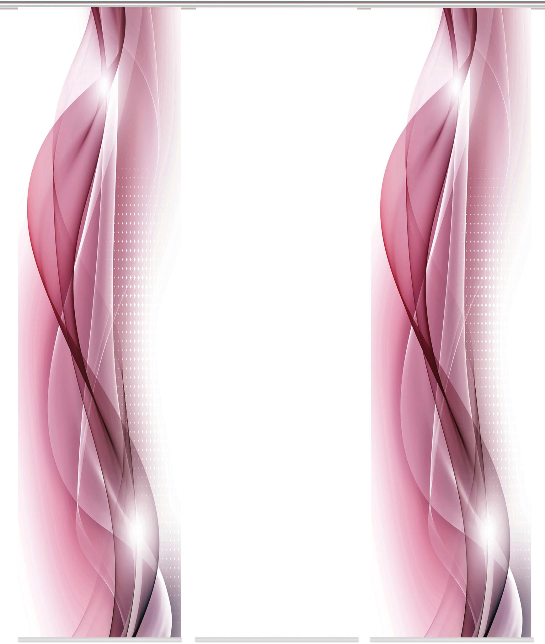 Image of HOME WOHNIDEEN Schiebegardine »NEBLANA 3er SET«, (3 St.), Dekostoff-Seidenoptik, Digital bedruckt bei Ackermann Versand Schweiz