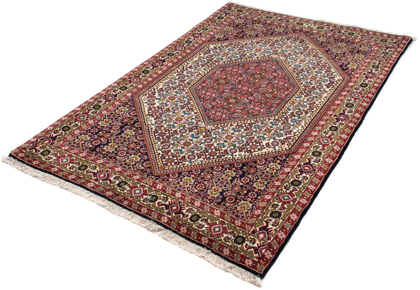 Image of morgenland Orientteppich »Perser - Bidjar - 170 x 110 cm - beige«, rechteckig, 15 mm Höhe, Wohnzimmer, Handgeknüpft, Einzelstück mit Zertifikat bei Ackermann Versand Schweiz