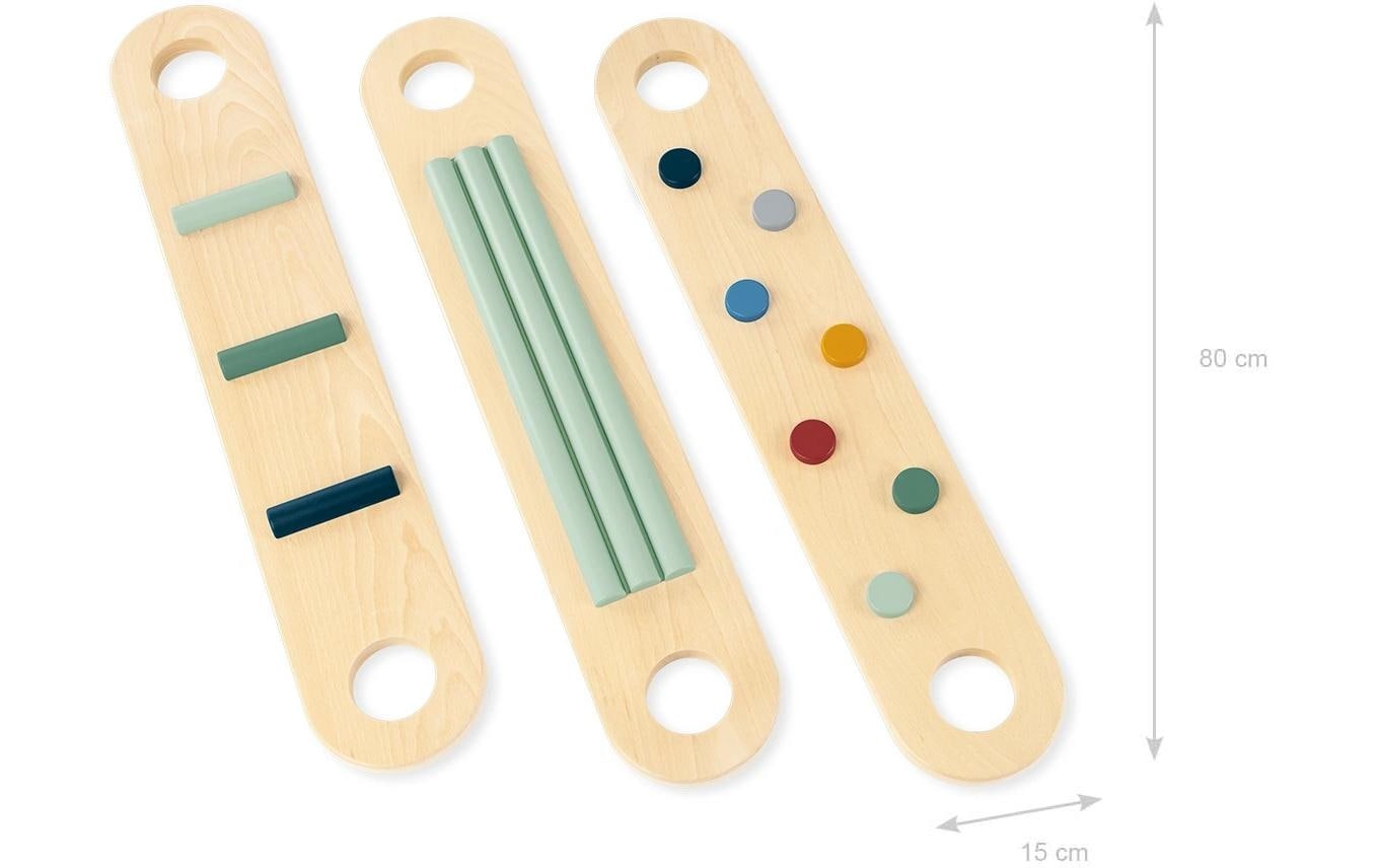 Lernspielzeug »Pinolino Balance Parcours «Kari» 9-teilig«, Holzart: Buche