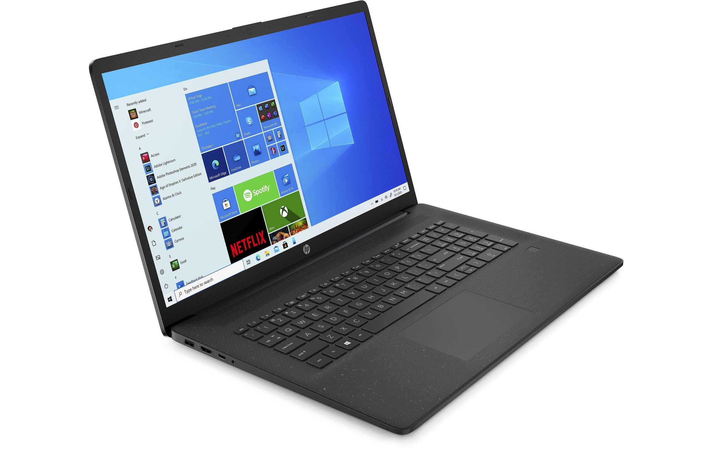 HP Convertible Notebook »HP Laptop 17-cp3648nz,17.3,IPS,Black«, / 17,3 Zoll, AMD