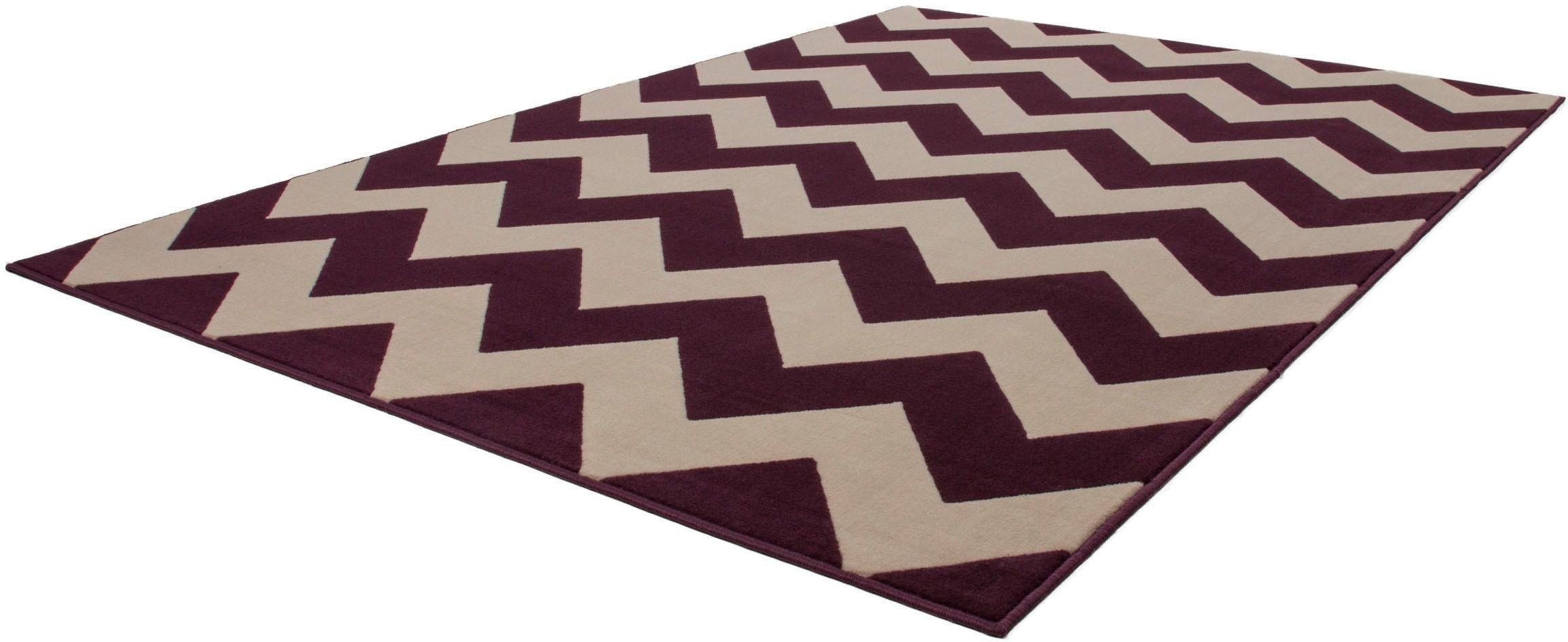 Image of calo-deluxe Teppich »Mandy 2075«, rechteckig, 10 mm Höhe, Konturenschnitt, Wohnzimmer bei Ackermann Versand Schweiz