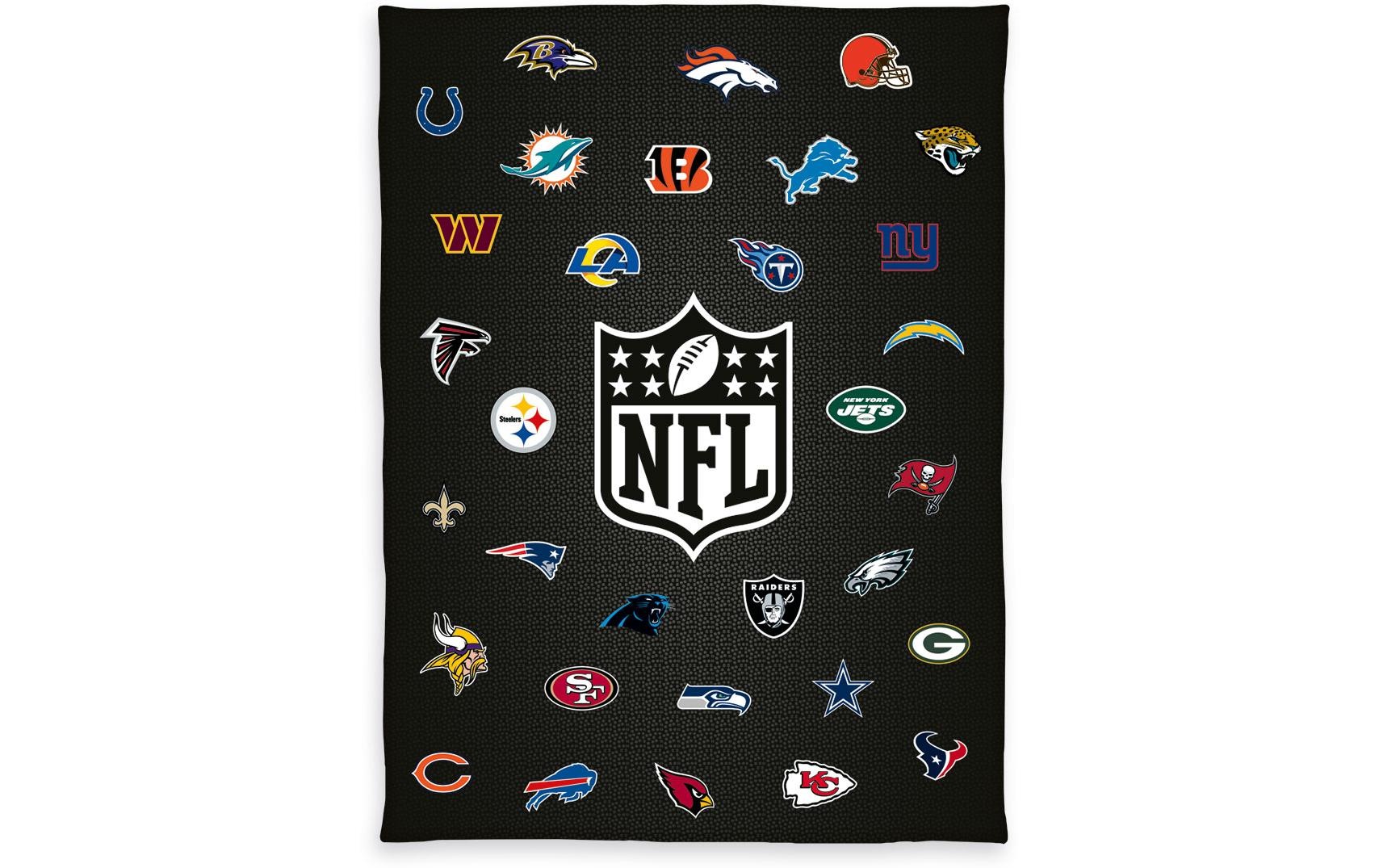 Image of Herding Wohndecke "NFL 150 x 200 cm"