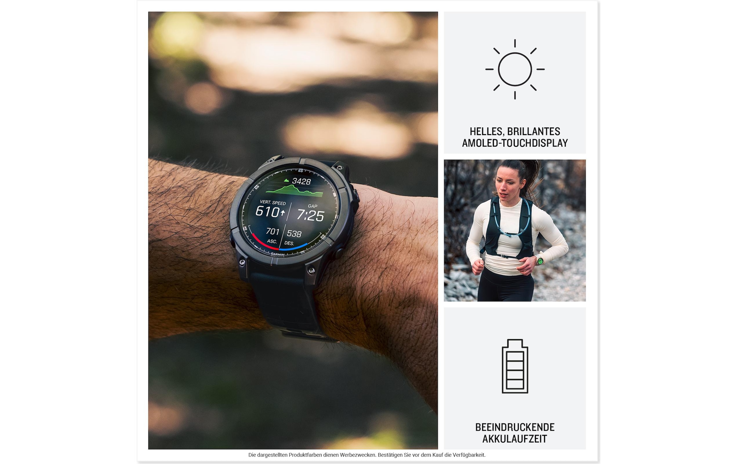 Garmin Smartwatch »Fenix E«(/ 1,3 ″)