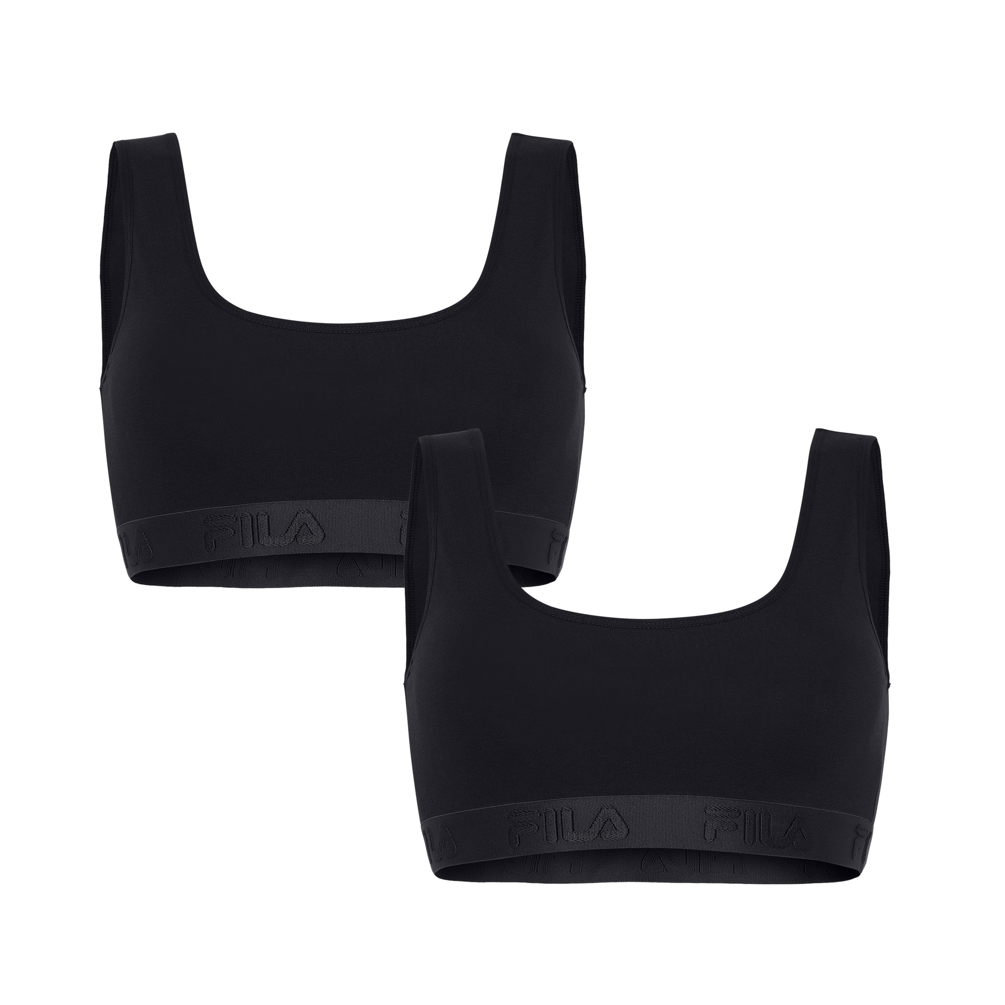 Fila Bügelloser BH elastisches Unterbrustband, Baumwollmix