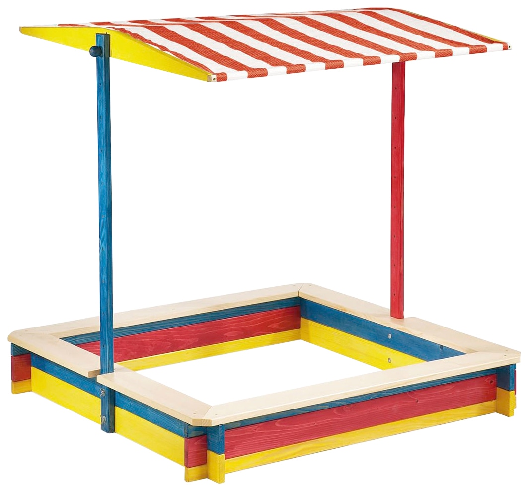 Image of Pinolino® Sandkasten »Lukas«, 120x120 cm, mit Dach bei Ackermann Versand Schweiz