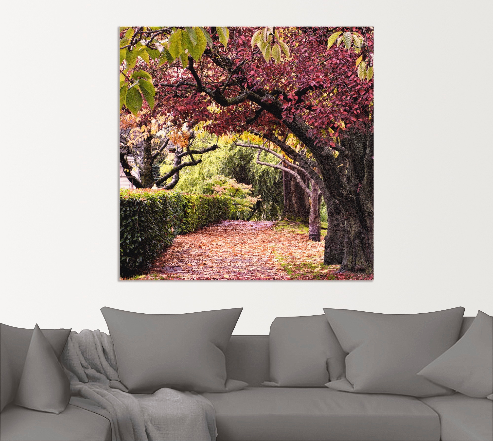 Artland Wandbild »Baumbogen«, Bäume, (1 St.), als Alubild, Outdoorbild, Leinwandbild, Poster in verschied. Grössen