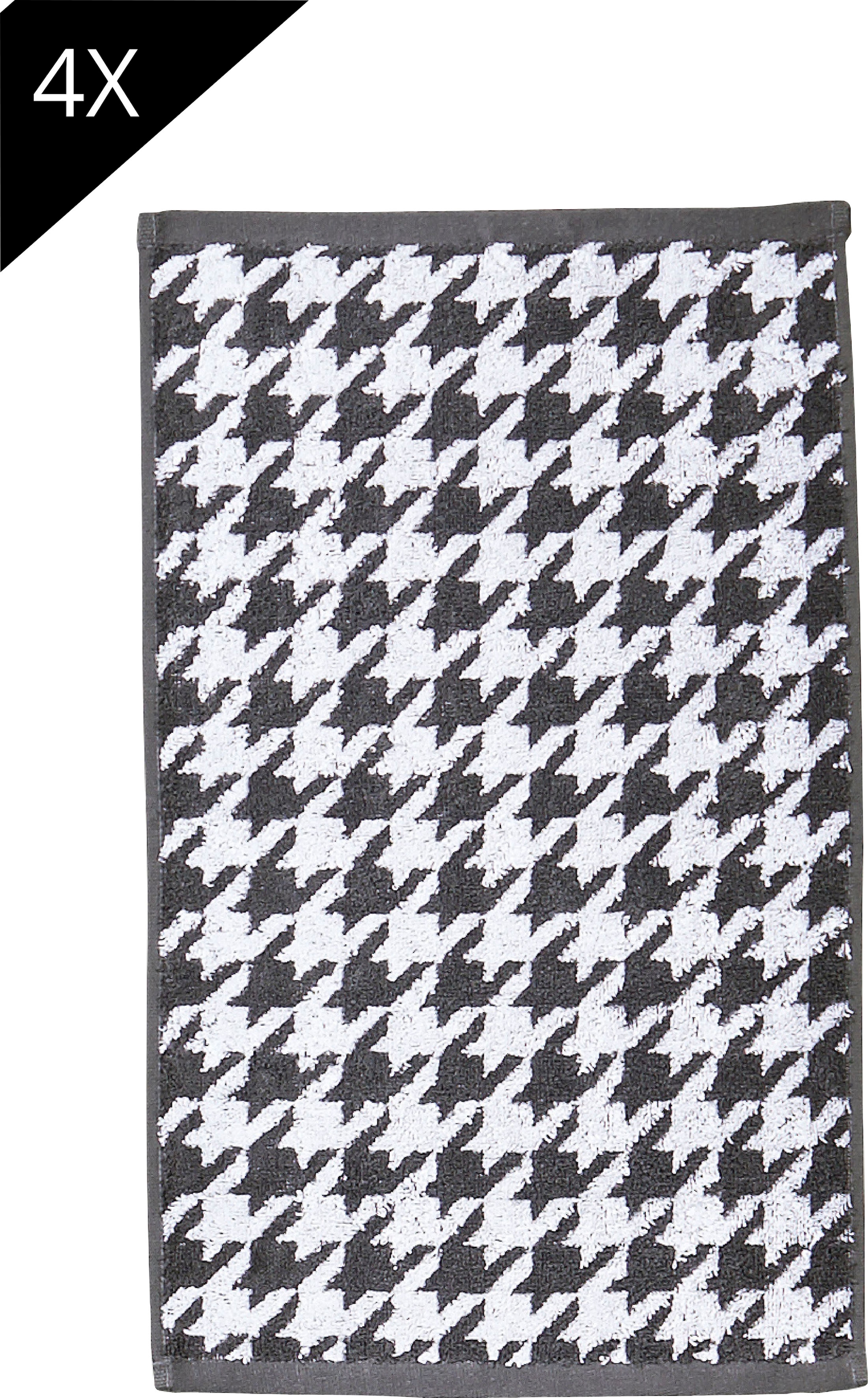 Image of done. Handtuch Set "Daily Shapes Bird" Gästehandtücher, Jacquardgewebe, modernes Muster
