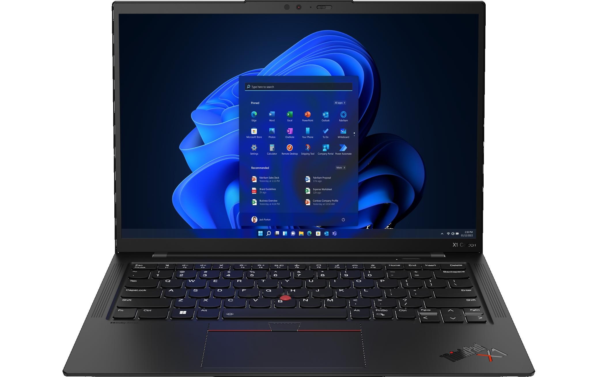 Lenovo Notebook »ThinkPad X1 Carbon«, 35,42 cm, / 14 Zoll, Intel, Core i5, Iris Xe Graphics, 512 GB SSD