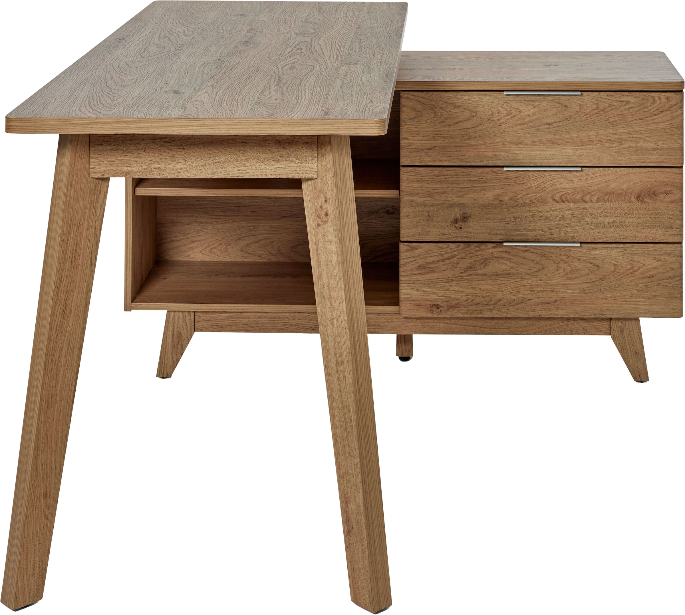 Jahnke Eckschreibtisch »LIBRE D 240 E« 1 Stk. tlg. wechselseitig montierbar, Breite ca. 140 cm