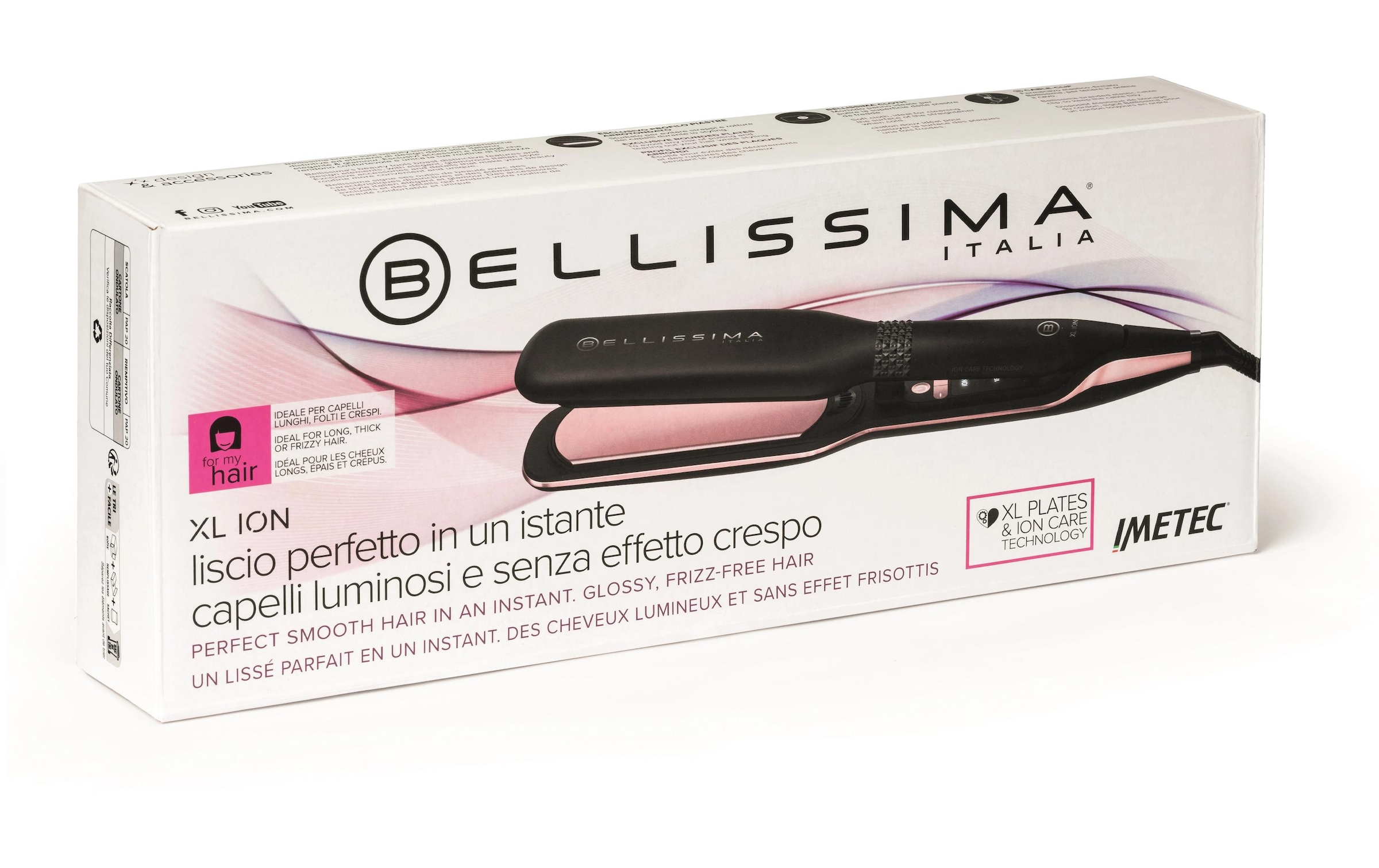BELLISSIMA ITALIA Fer à lisser »BEL-LXIO-11878« Haarglätter mit Temperaturregelung für schonendes Styling
