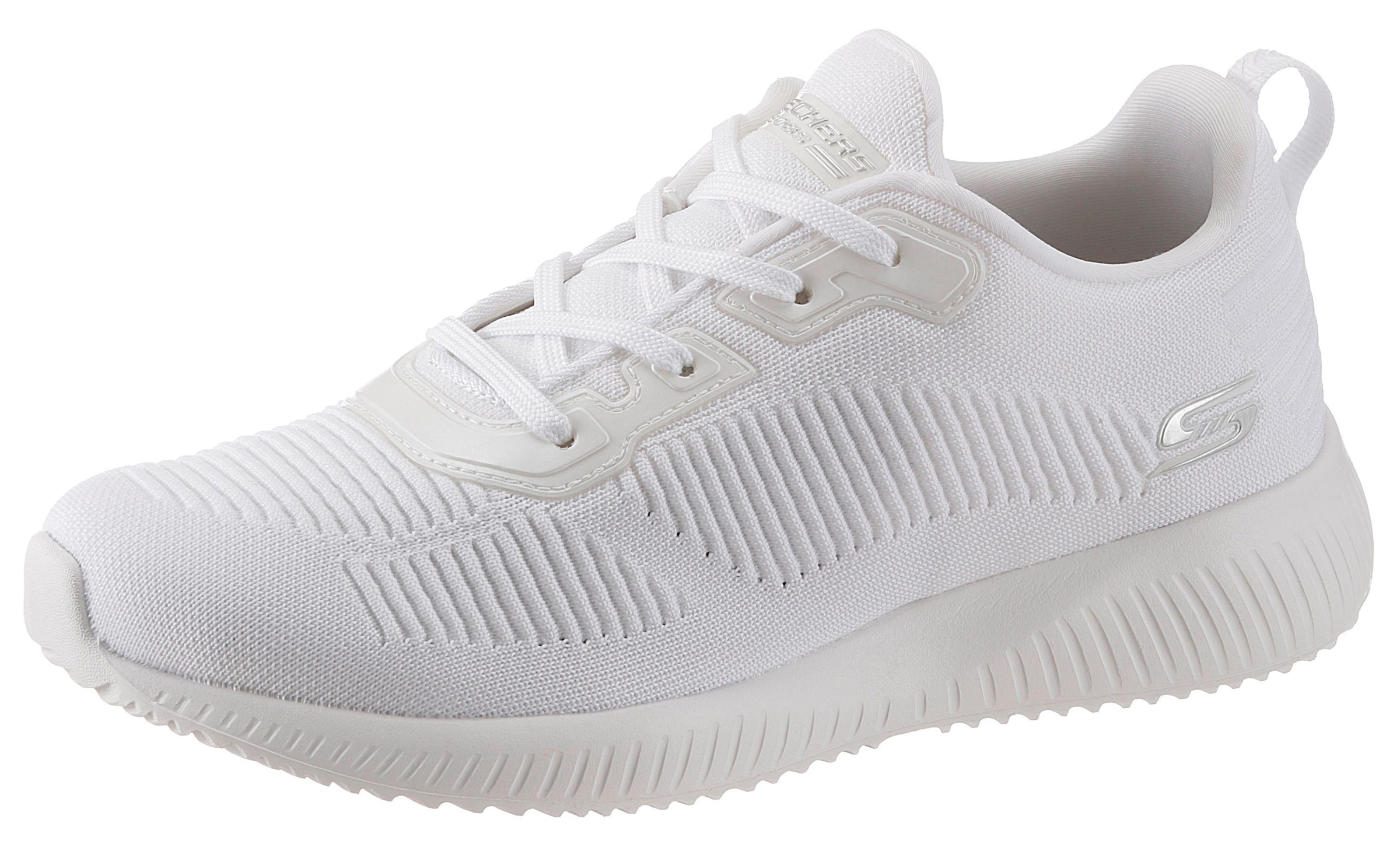 Skechers Sneaker »Bobs Squad - Tough Talk«, mit Skech-Knit, Freizeitschuh, Halbschuh, Schnürschuh