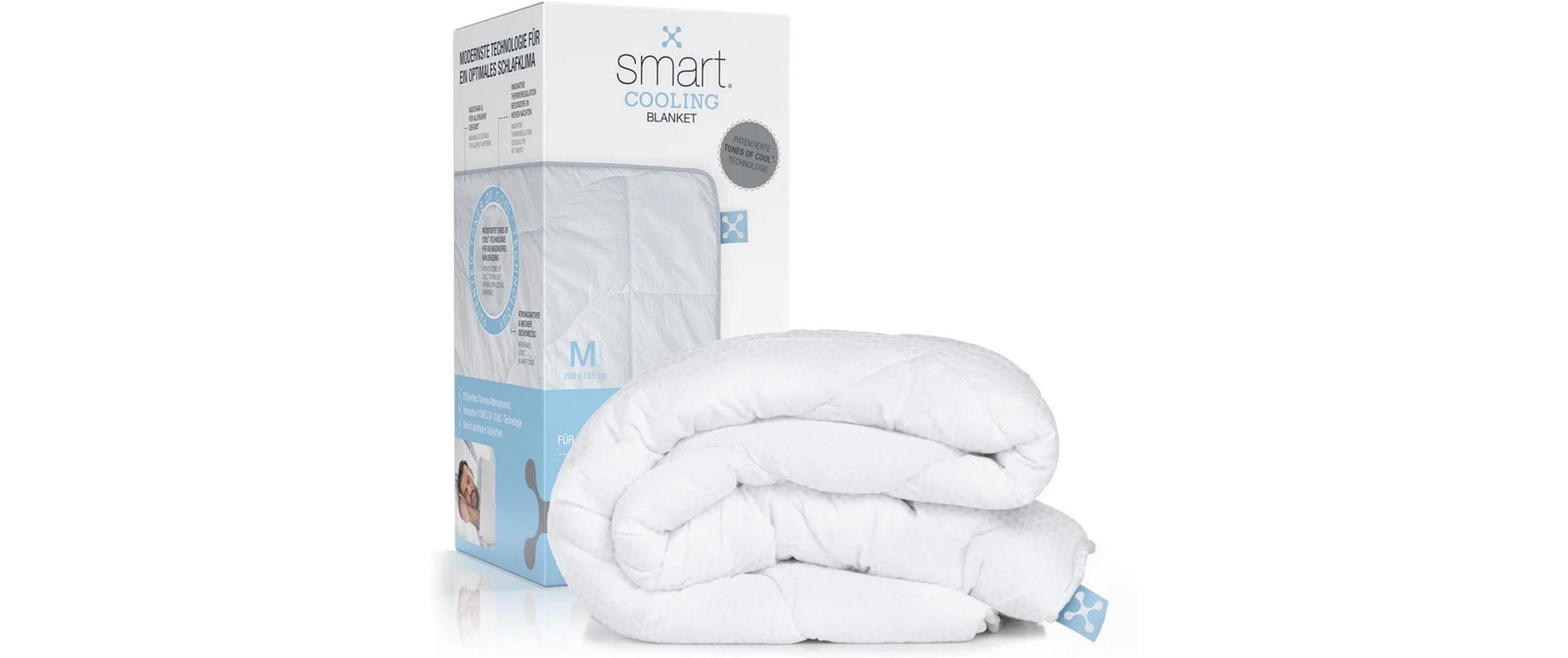 Image of smartsleep Sommerbettdecke "Blanket 135 x 200 cm" leicht 1 Stk. tlg.