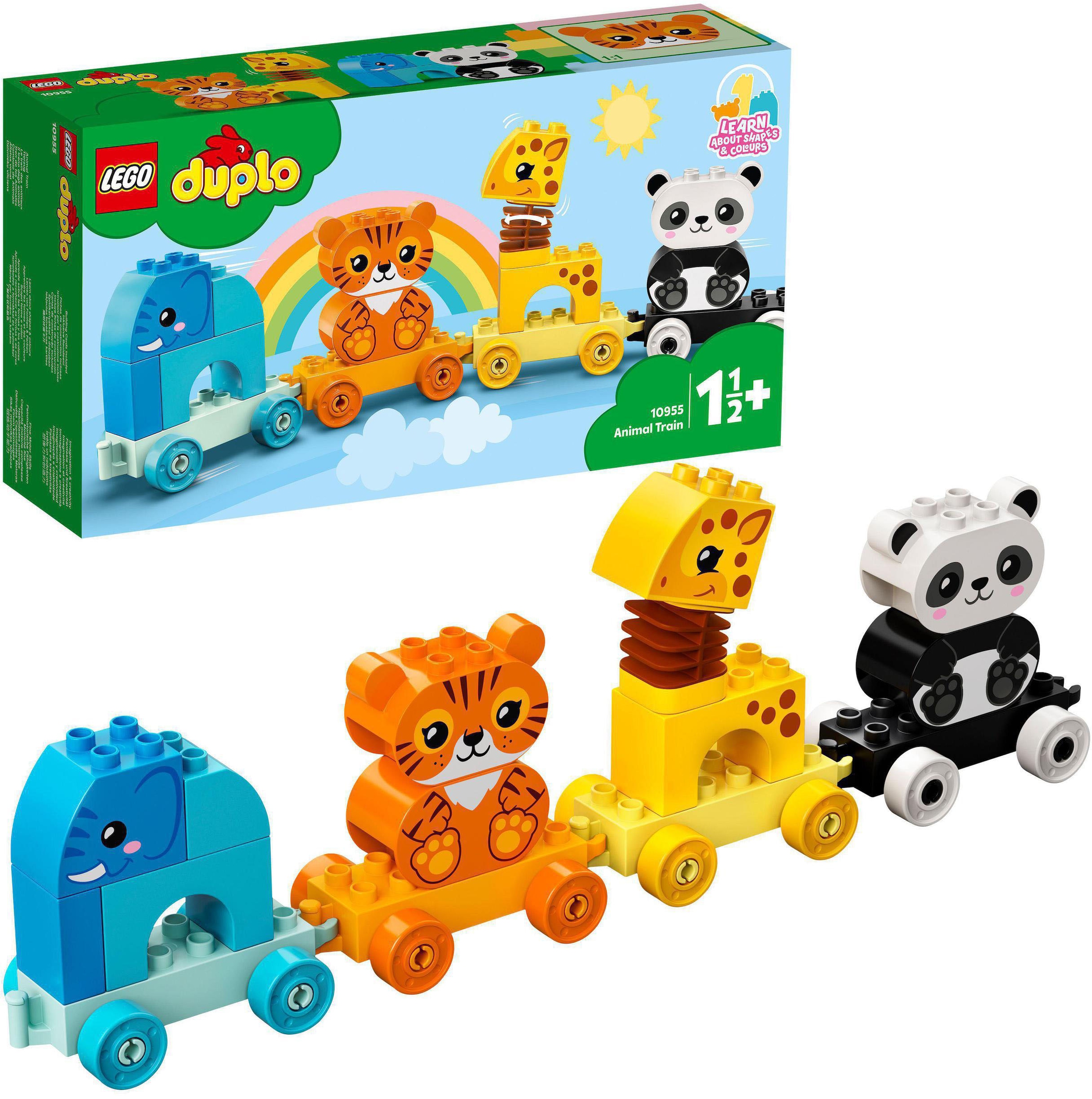 Image of LEGO® Konstruktionsspielsteine »Mein erster Tierzug (10955), LEGO® DUPLO® Creative Play«, (15 St.), Made in Europe bei Ackermann Versand Schweiz