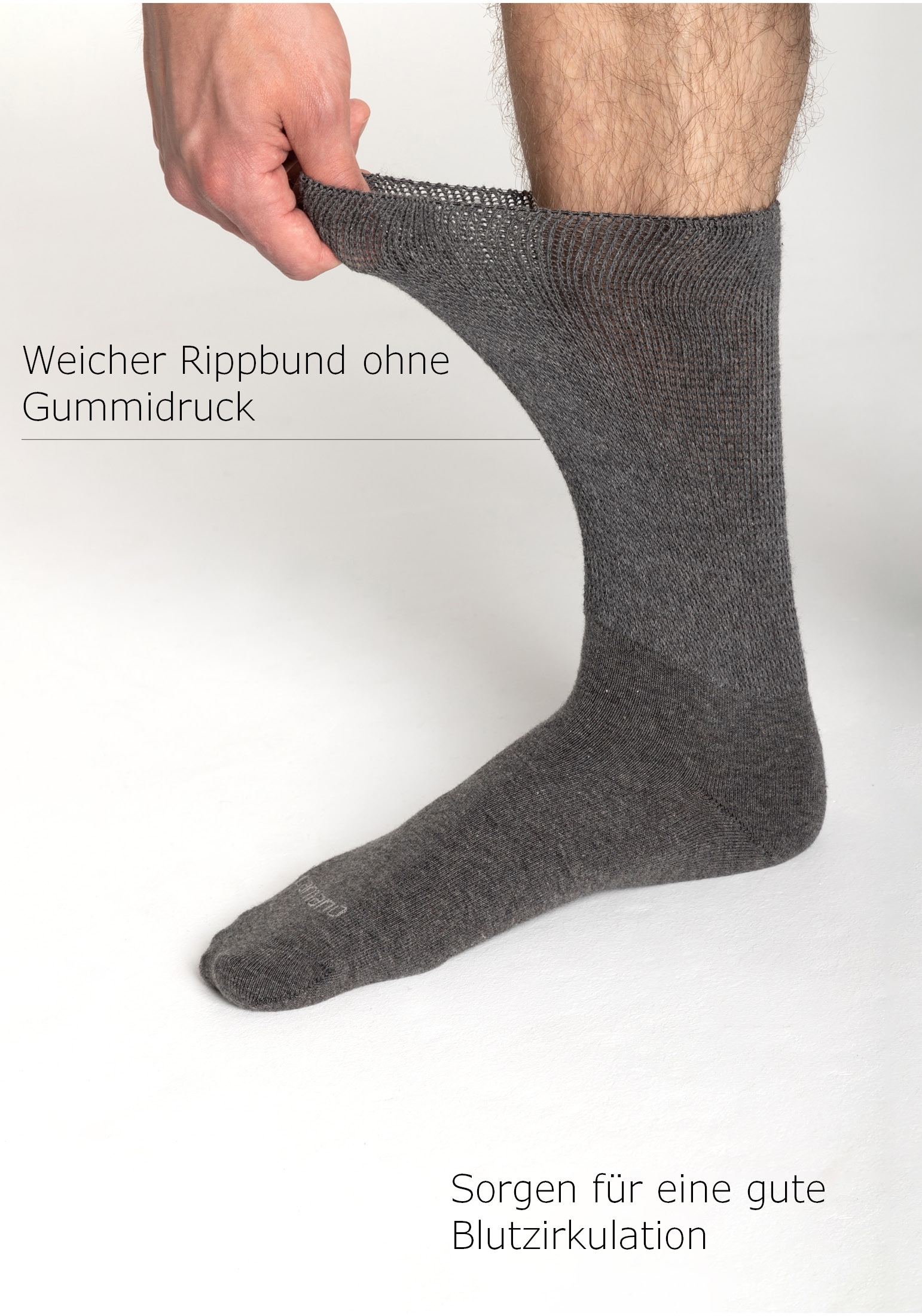 Camano Diabetikersocken »comfort« 4 Stk. tlg. mit besonders Venen-freundlichem Material