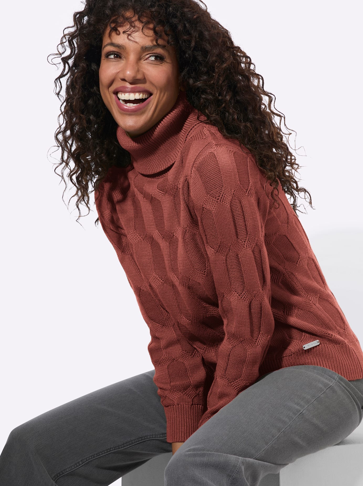 Casual Looks Rollkragenpullover »Pullover«