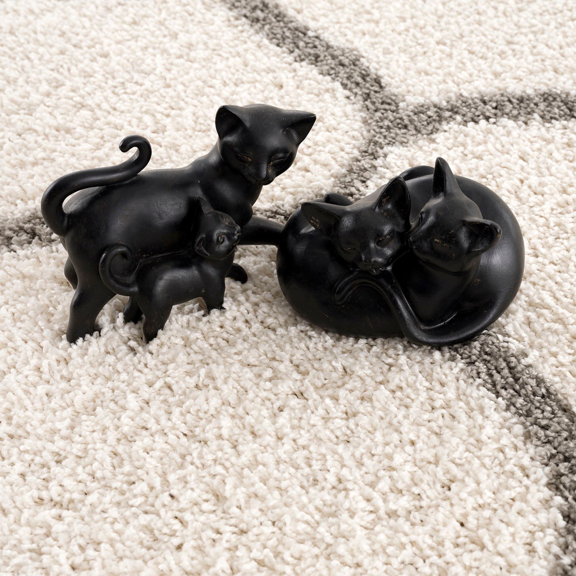 Sanat Hochflor-Teppich »Madrid«, rechteckig, 30 mm Höhe, Wohnzimmer, Langflor, Shaggy Teppich