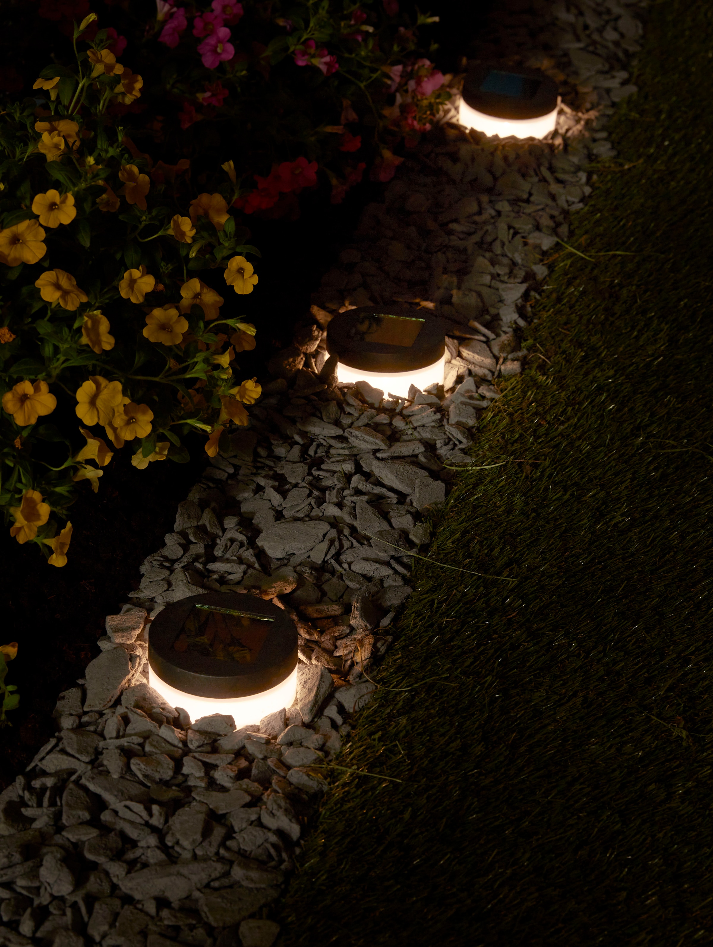 LUXFORM Gartenleuchte »Solar-Erdspiessleuchten - Avignon - 4 St - LED« LED-Modul 3 Stk. Ganzjährig Solar