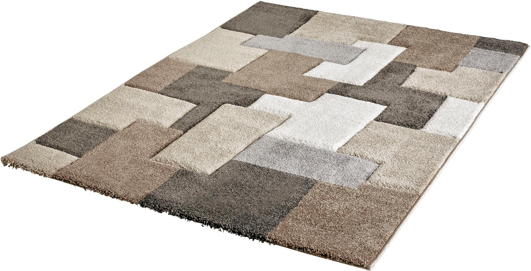 Image of Obsession Teppich »My Acapulco 683«, rechteckig, 21 mm Höhe, modernes Patchwork Design, handgearbeiteter Konturenschnitt, ideal im Wohnzimmer & Schlafzimmer bei Ackermann Versand Schweiz