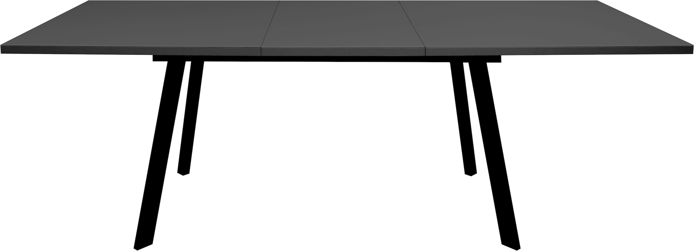 Mäusbacher Esstisch »Imola TOPSELLER!«, (OTTOs Choice Tisch), Mäusbacher Esstisch, Breite 160 cm, mit Glasoberplatte, 4 Metallfüsse