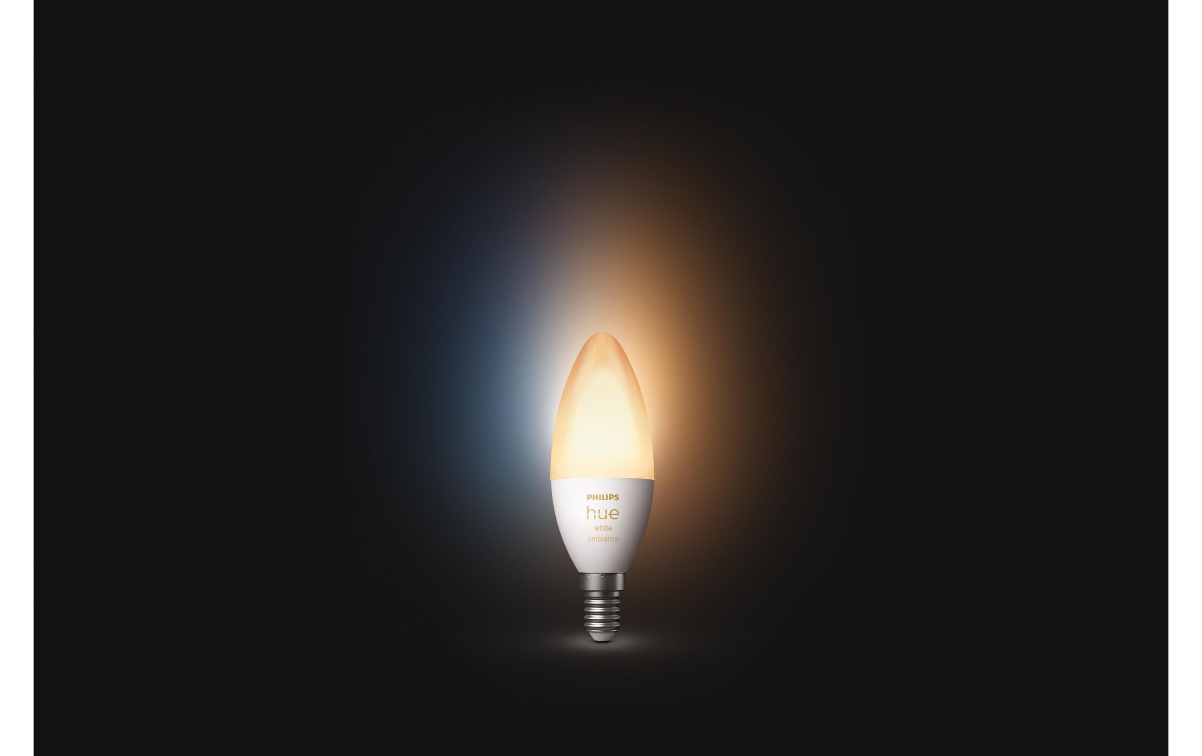 Philips Hue Spezialleuchtmittel »White Ambian«, E14, Neutralweiss-Tageslichtweiss-Kaltweiss-Warmweiss